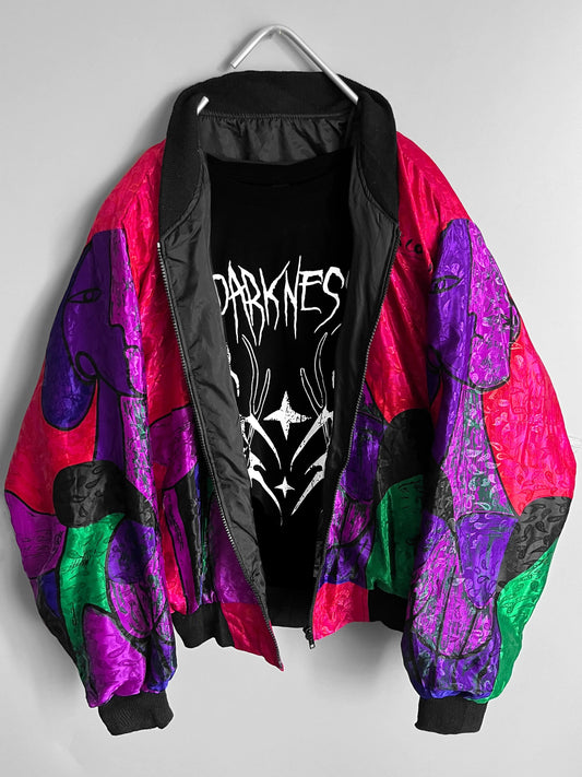 Multicolor Y2K Women's Vintage Style Windbreaker Jacket