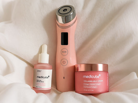 medicube- PDRN Pink Peptide Serum - Collagen Jelly Cream