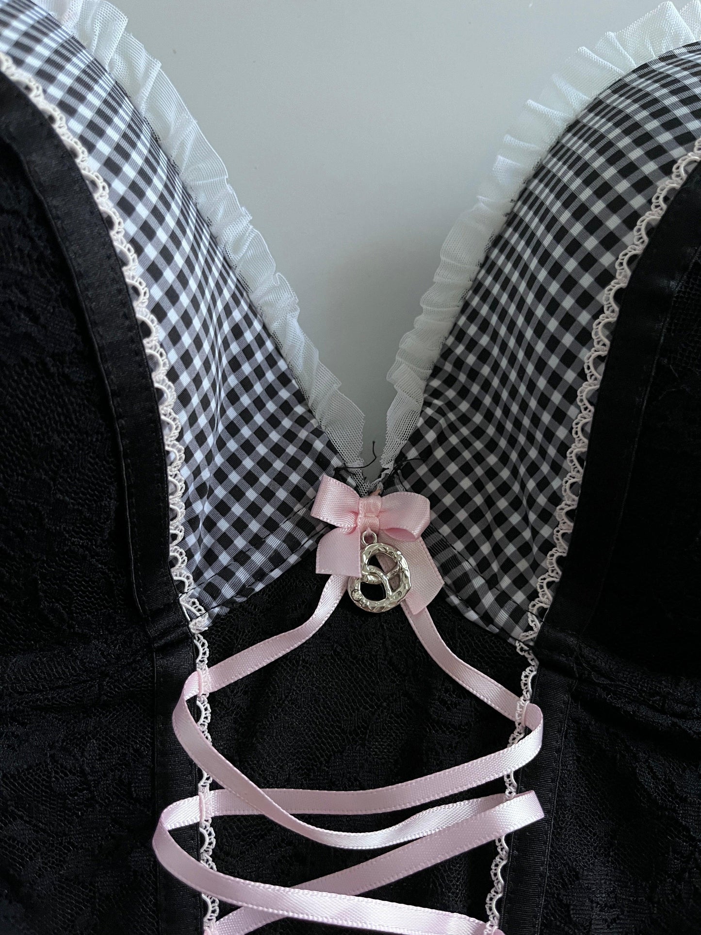 corset top coquette balletcore babydoll y2k kawaii laced bustier cami - shoplifts