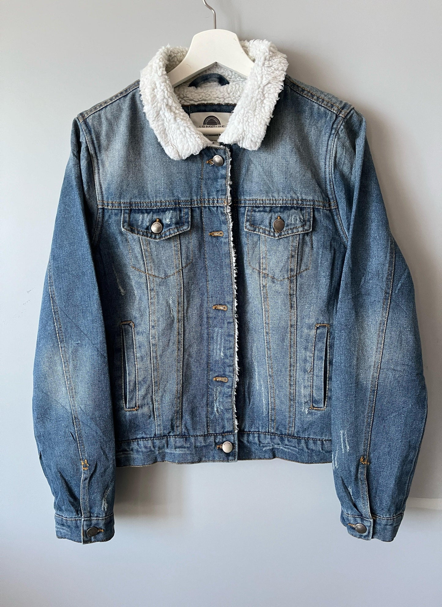 womens denim jacket | punk gothic y2k 00’s vintage style - shoplifts