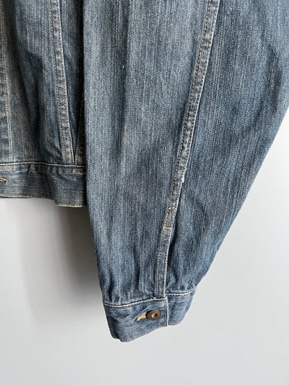 Denim Jacket Shacket Grunge Vintage - Shoplifts