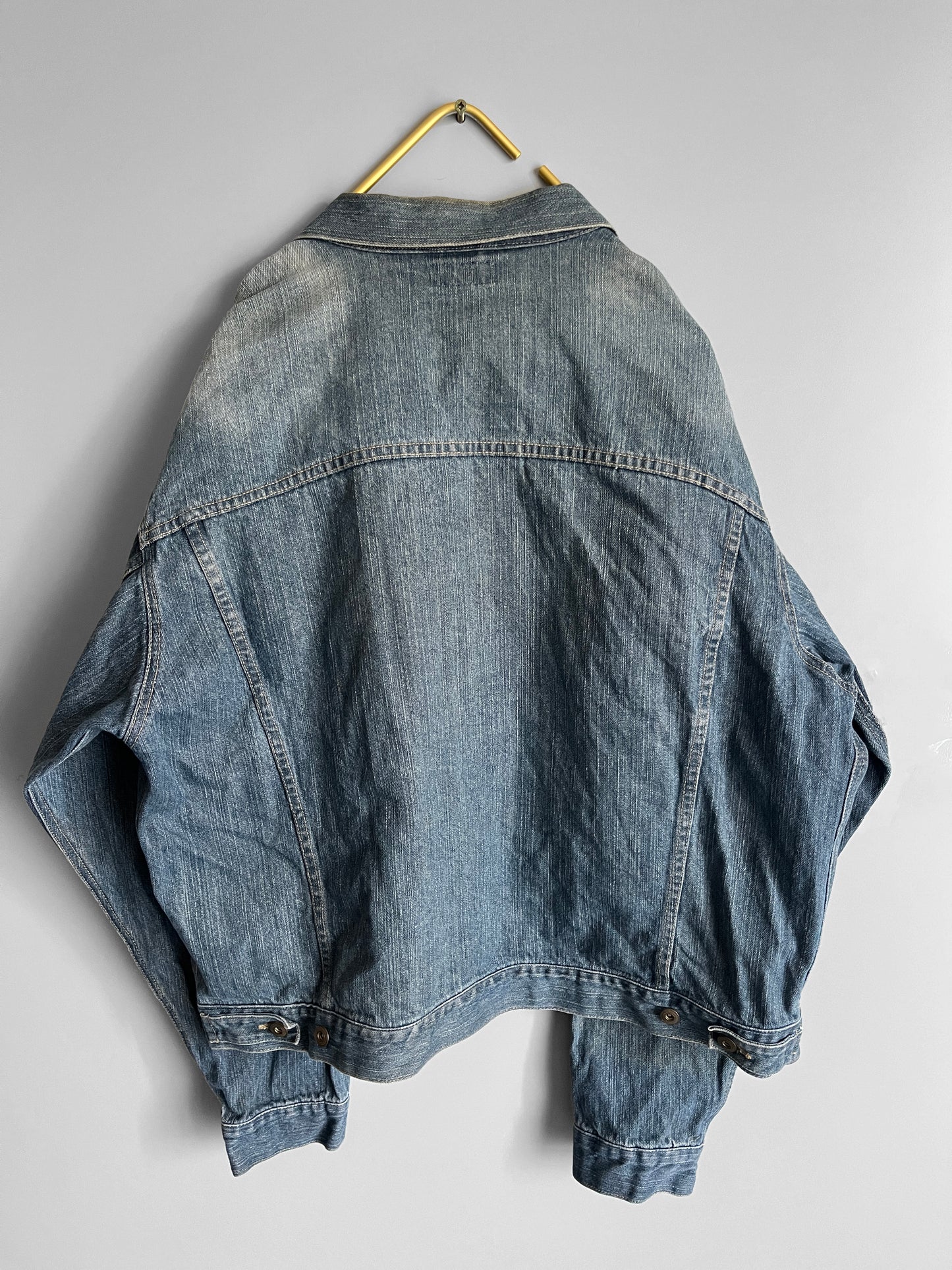 denim jacket shacket grunge vintage - shoplifts