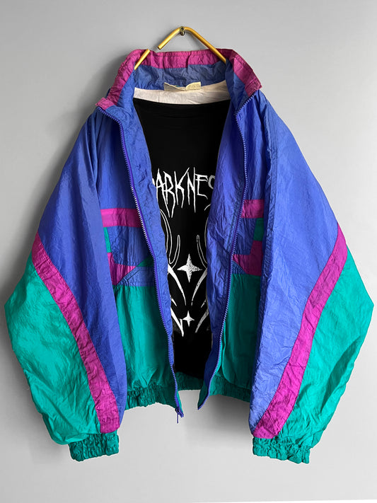 Mens Vintage Windbreaker Multicolor Y2k Jacket - Shoplifts