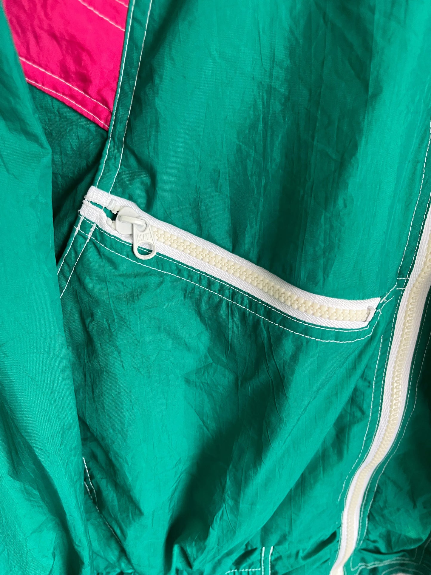 giacca a vento vintage colorata
