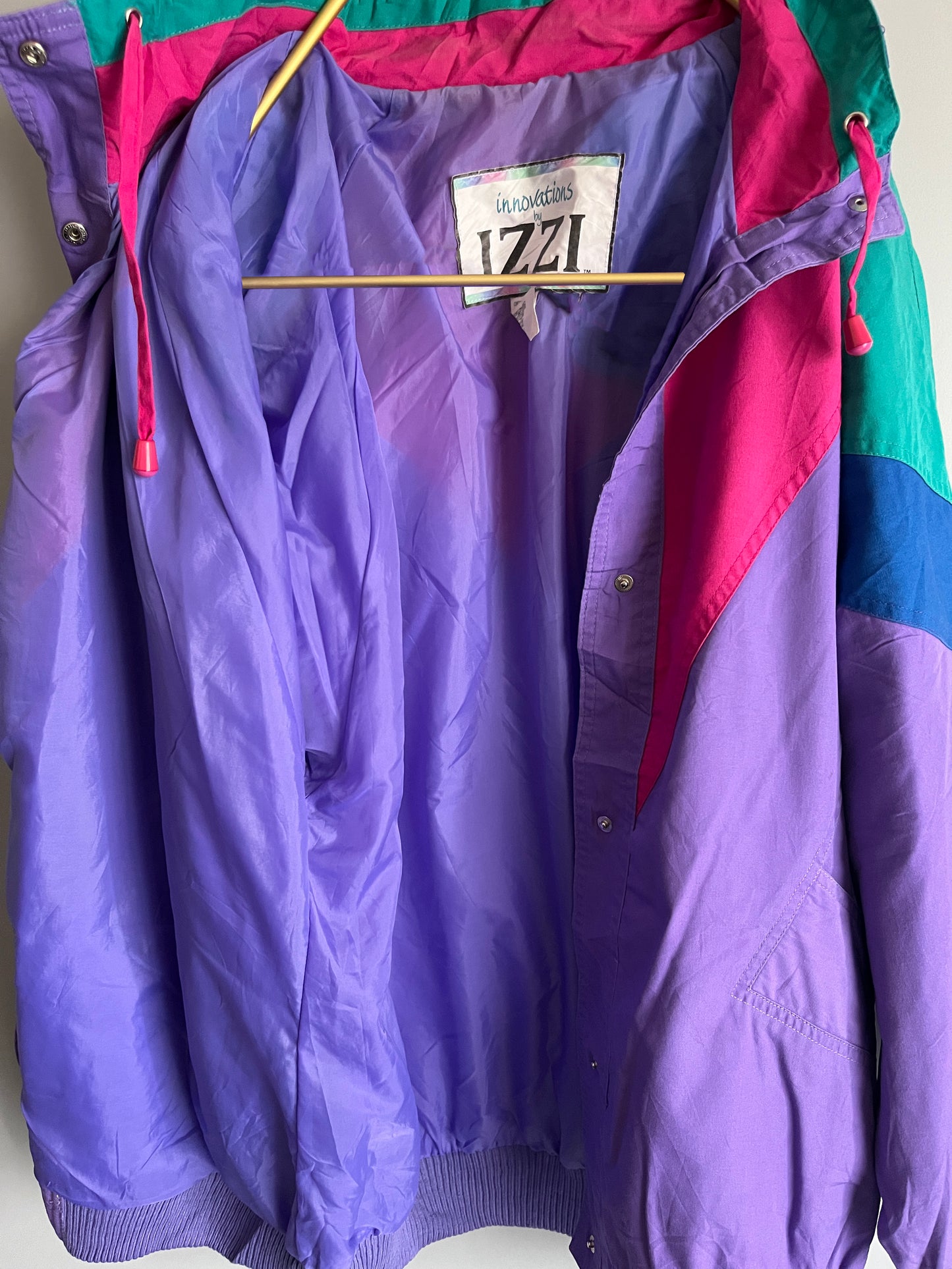 windbreaker vintage jacket colourful - shoplifts