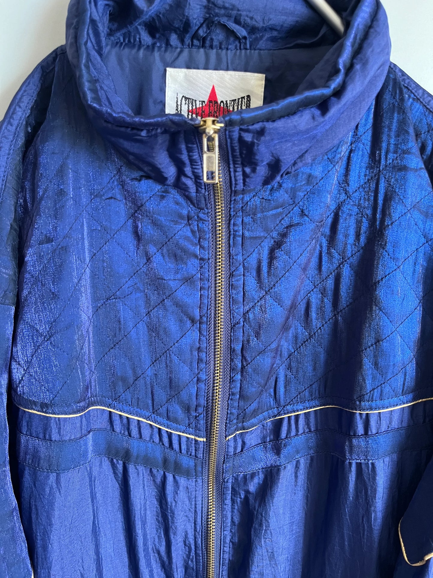 vintage colored windbreaker jacket