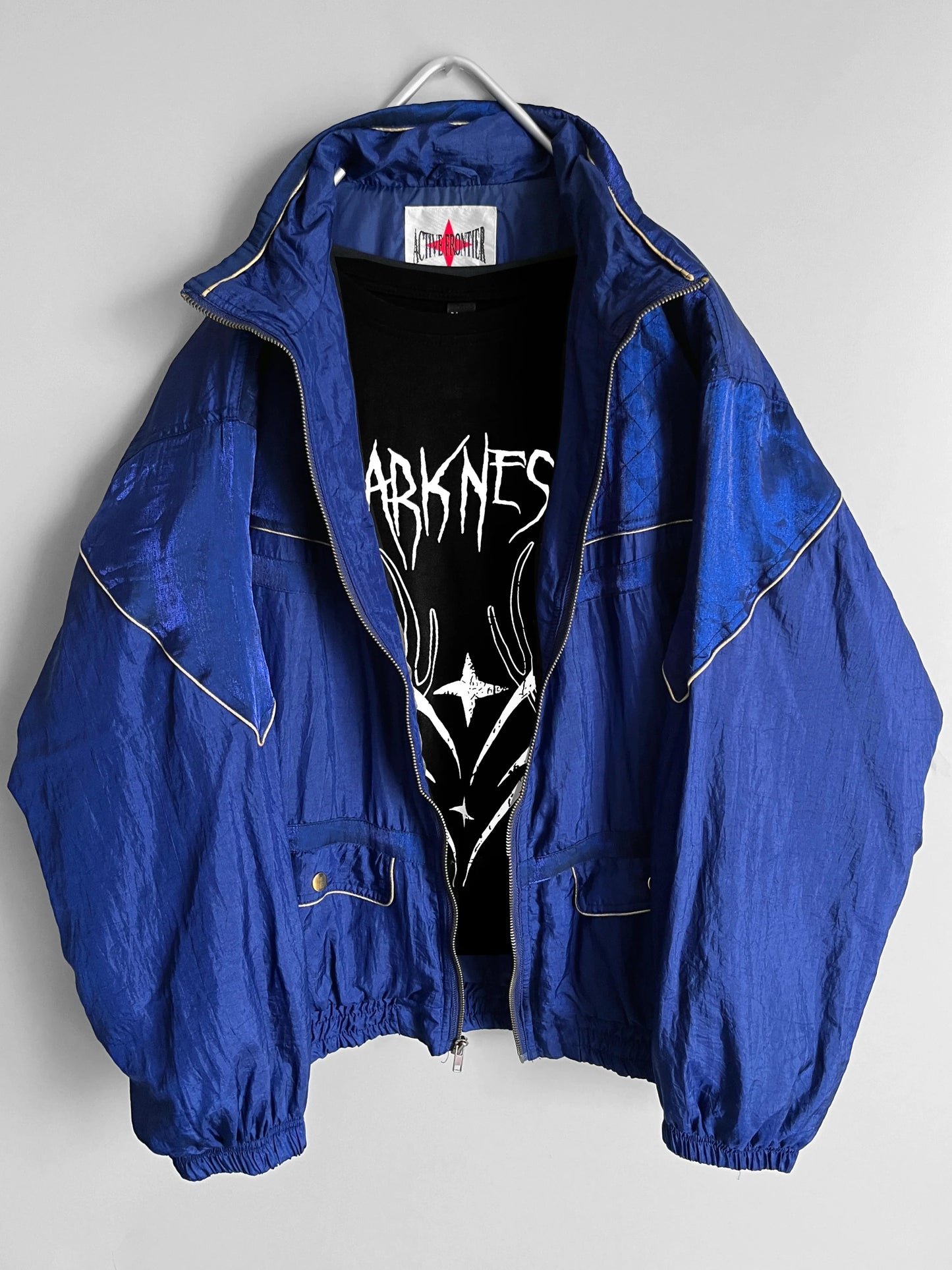 vintage colored windbreaker jacket