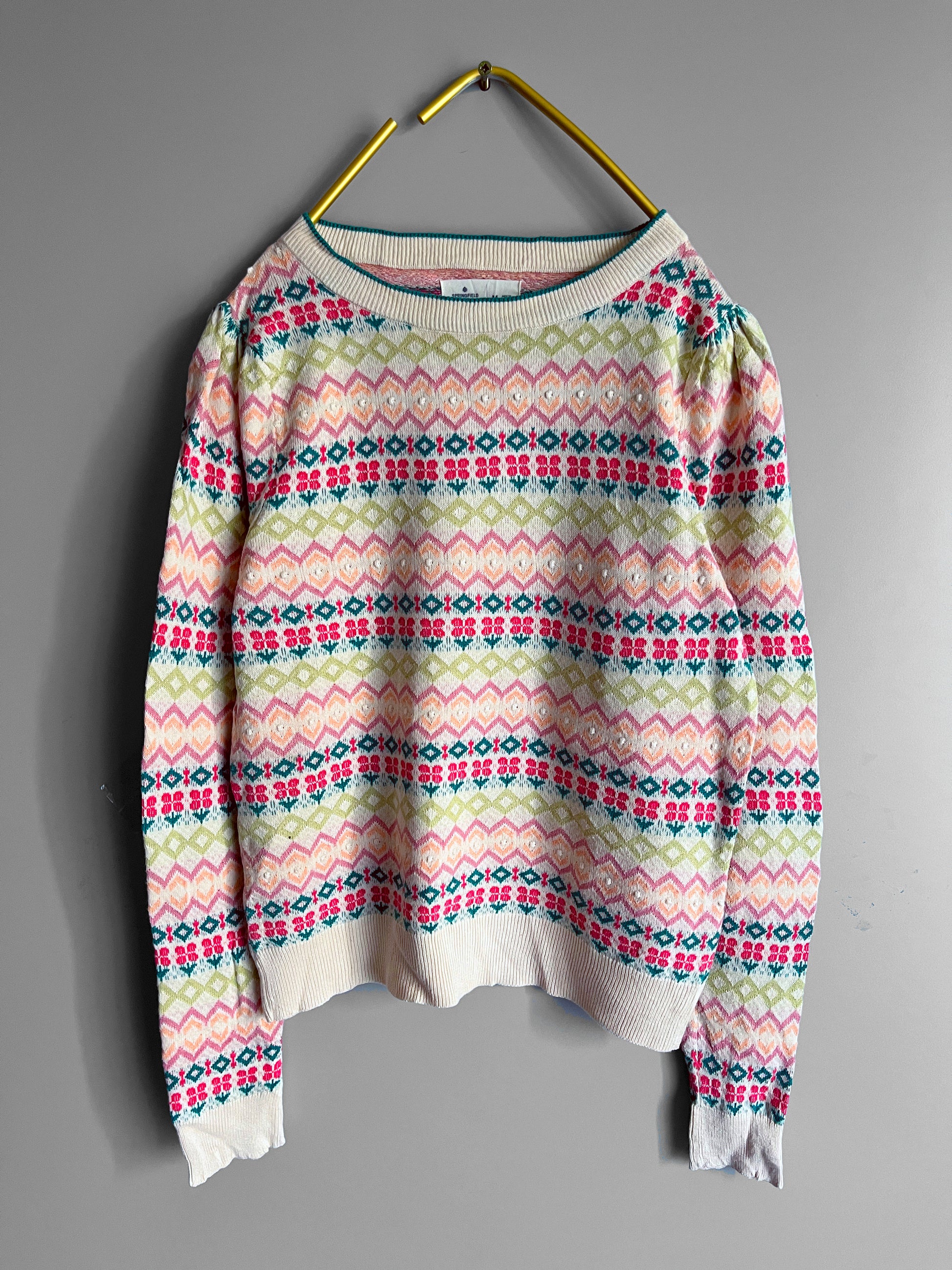 Vintage 2000s Women's Knitted Sweater - Shoplifts