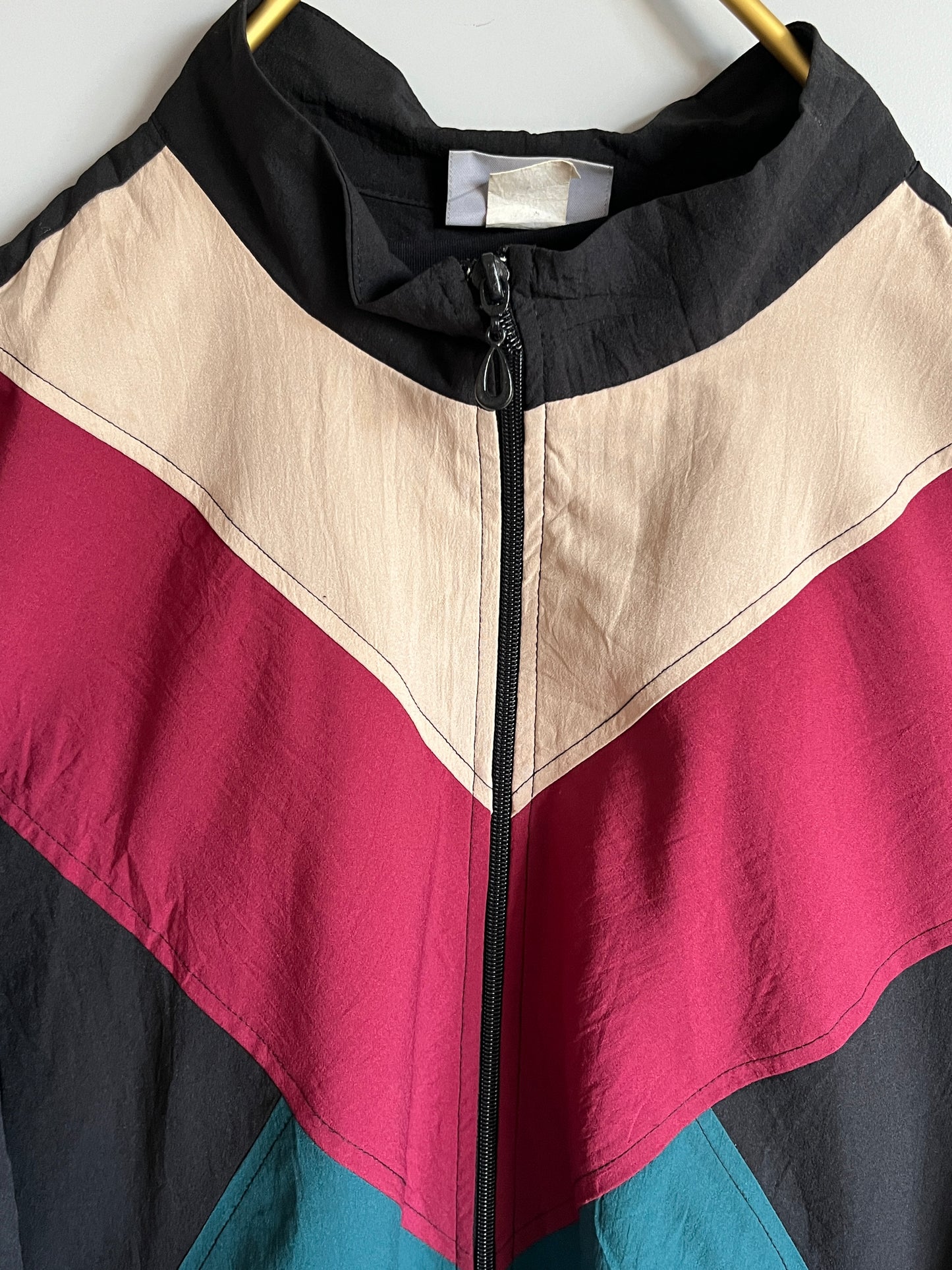 windbreaker vintage jacket colourful - shoplifts