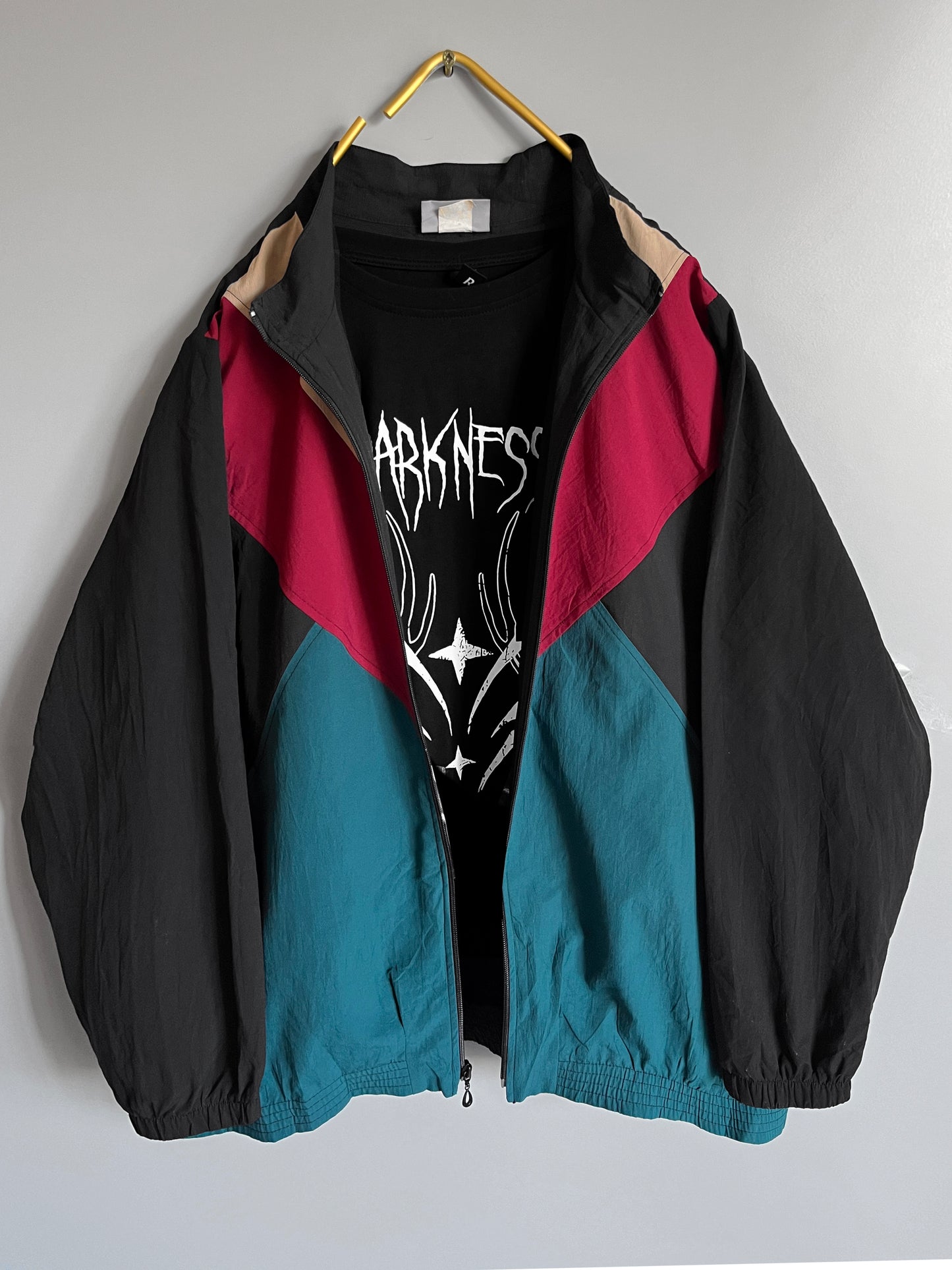 windbreaker vintage jacket colourful - shoplifts