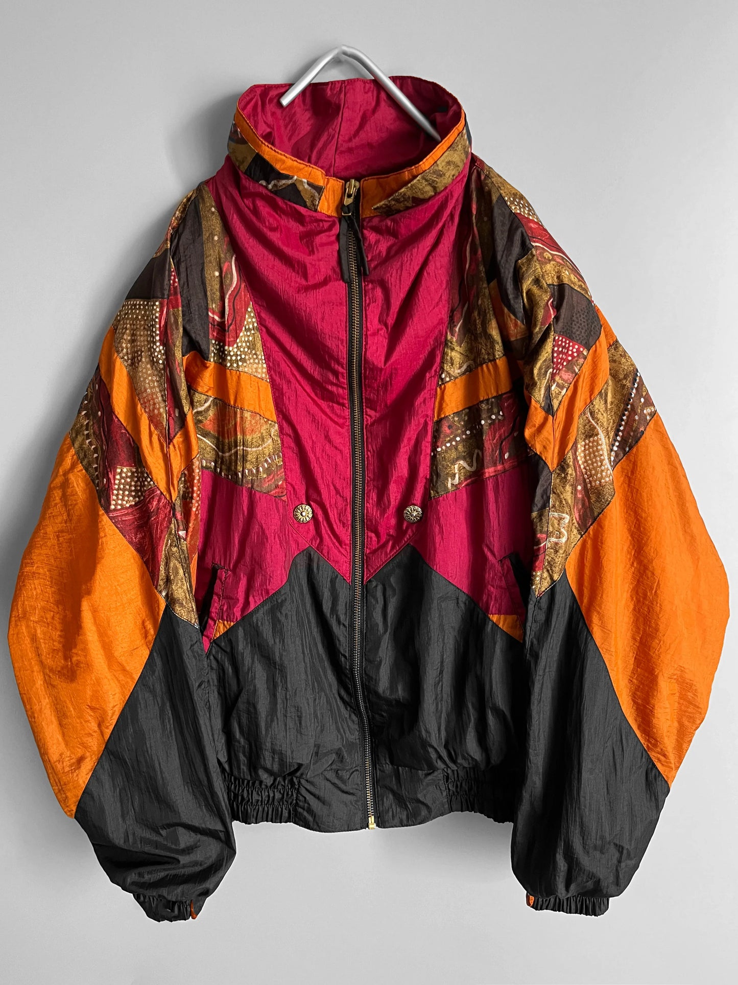 giacca a vento vintage colorata