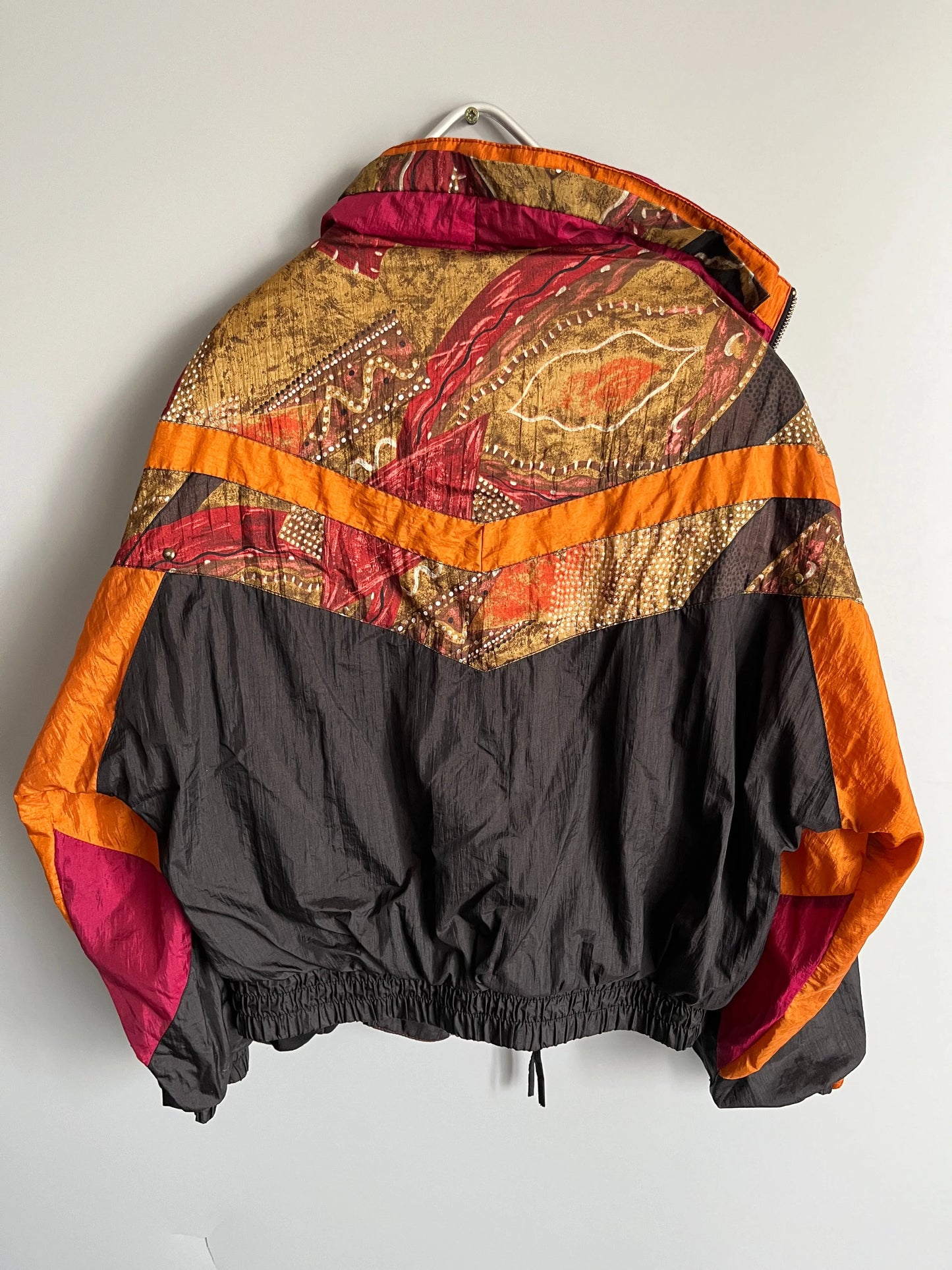 giacca a vento vintage colorata