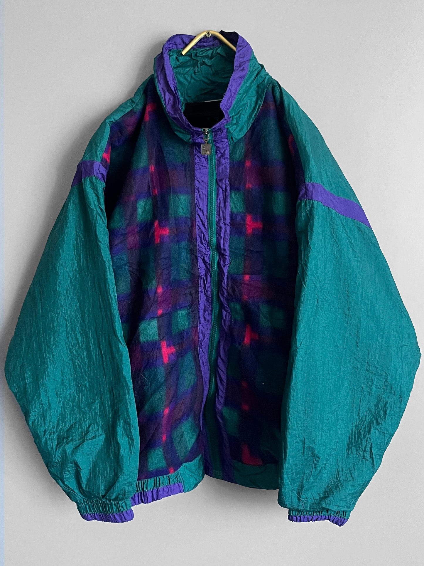 windbreaker vintage jacket colourful - shoplifts