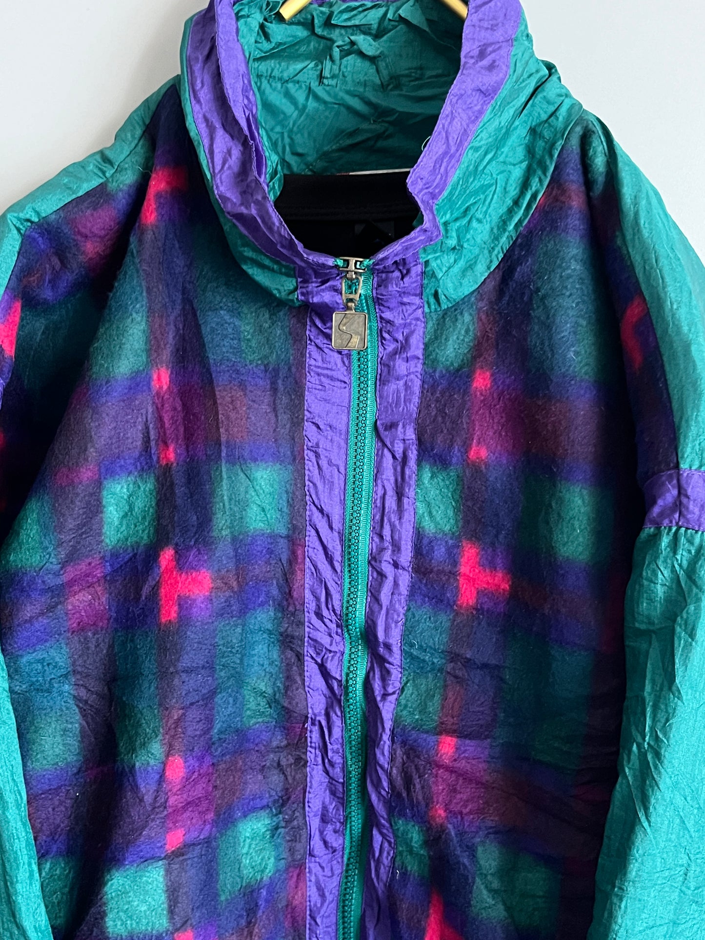 windbreaker vintage jacket colourful - shoplifts