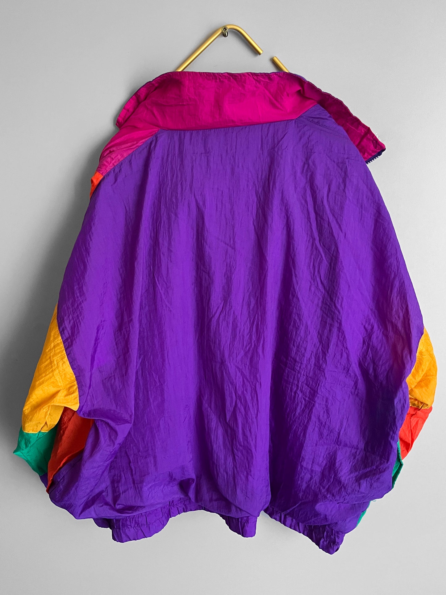 mens vintage windbreaker crazy pattern y2k - shoplifts