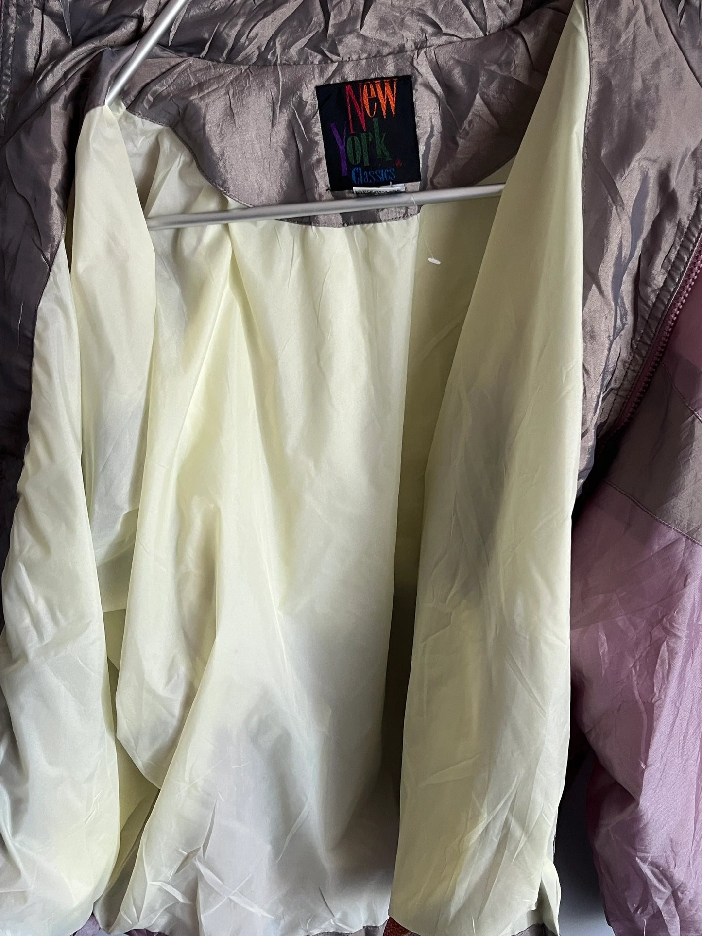 giacca multicolore y2k da donna in stile vintage windbreaker