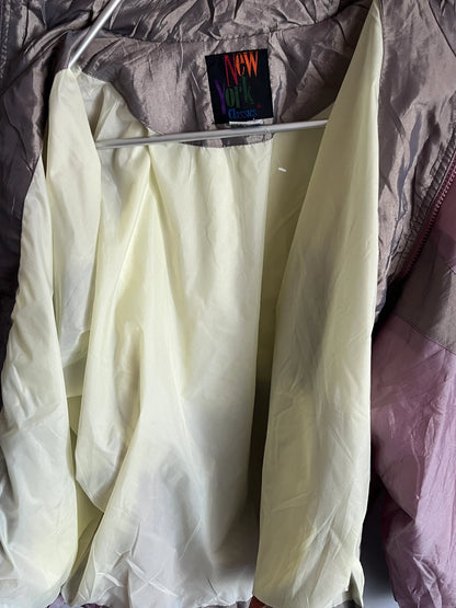 Giacca Multicolore Y2K da Donna in Stile Vintage Windbreaker