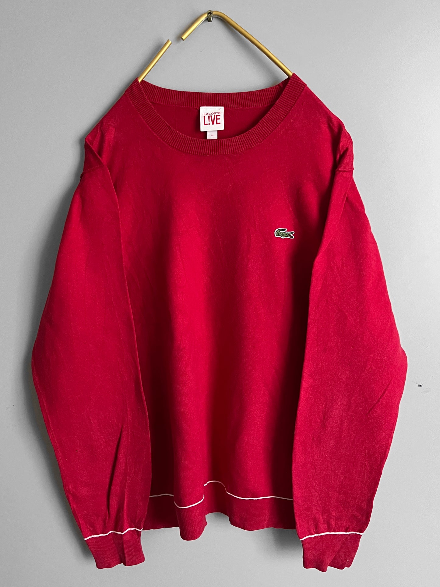 men’s lacoste sweatshirt vintage - shoplifts