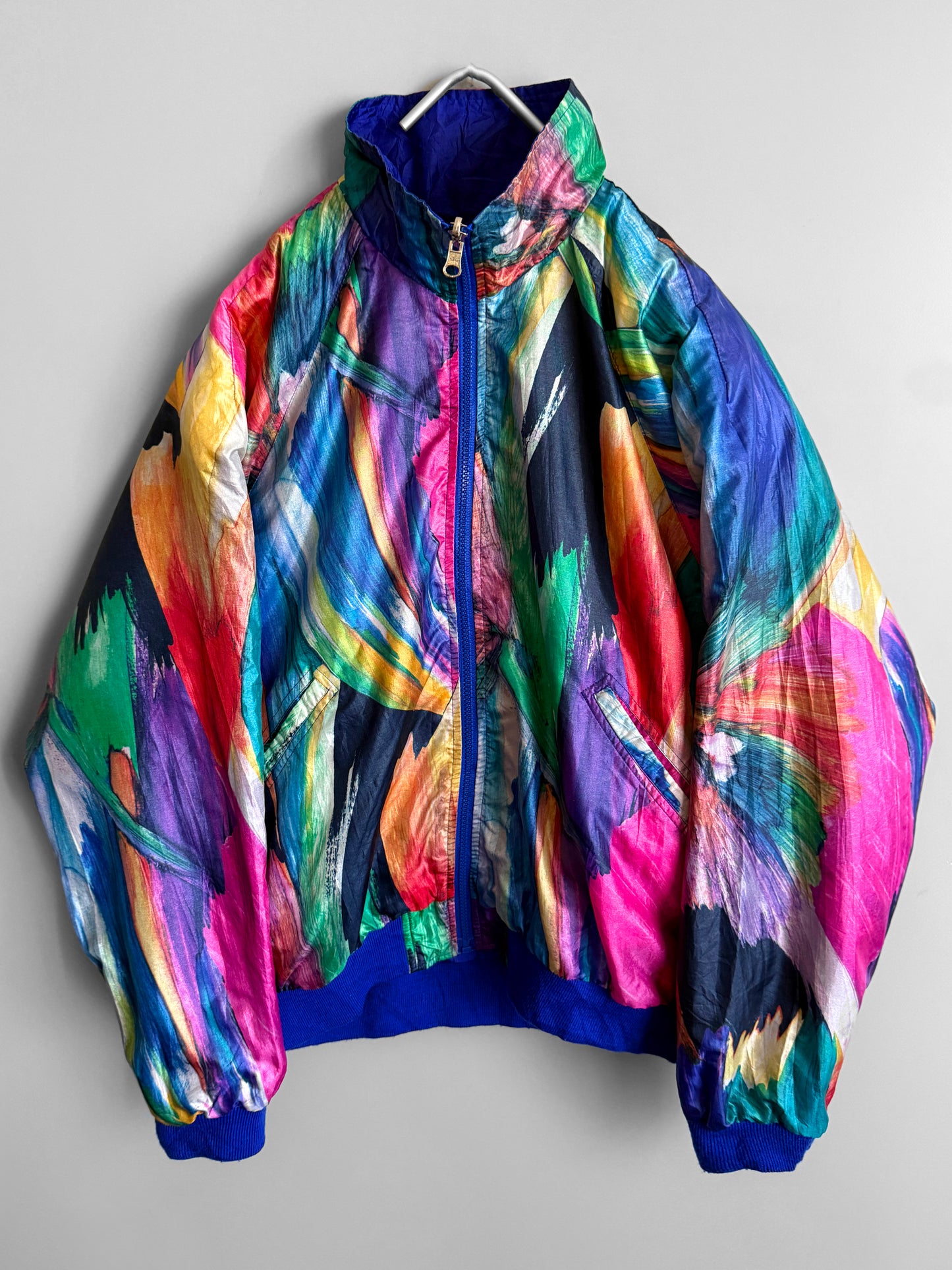 giacca a vento double face vintage uomo