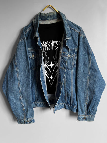 Y2K Biker Shacket Gothic / Emo / Punk / Metal Grunge Vintage Elegant - Shoplifts