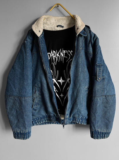 Y2K Biker Shacket Gothic / Emo / Punk / Metal Grunge Vintage Elegant - Shoplifts