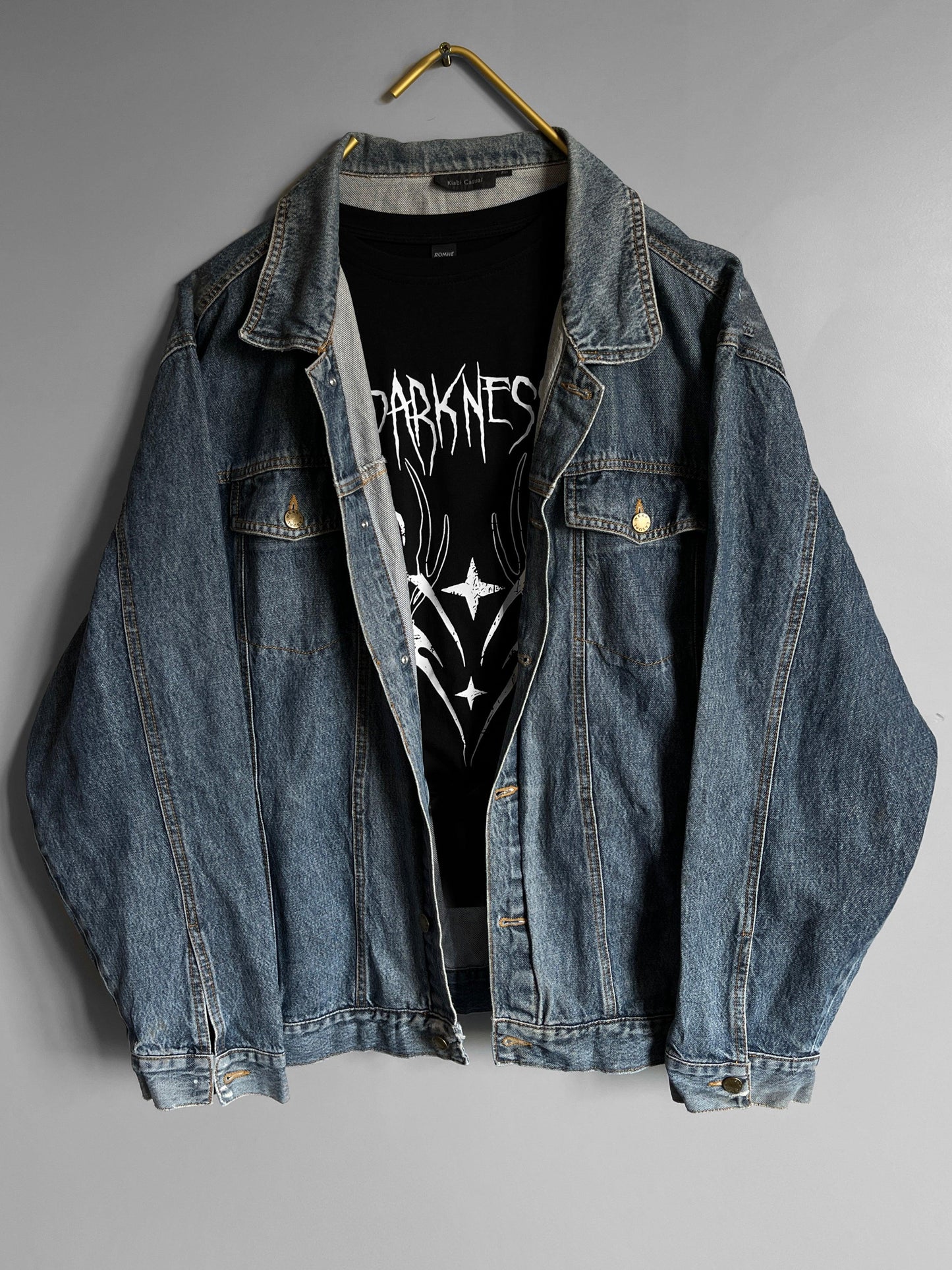 y2k biker shacket gothic / emo / punk / metal grunge vintage elegant - shoplifts