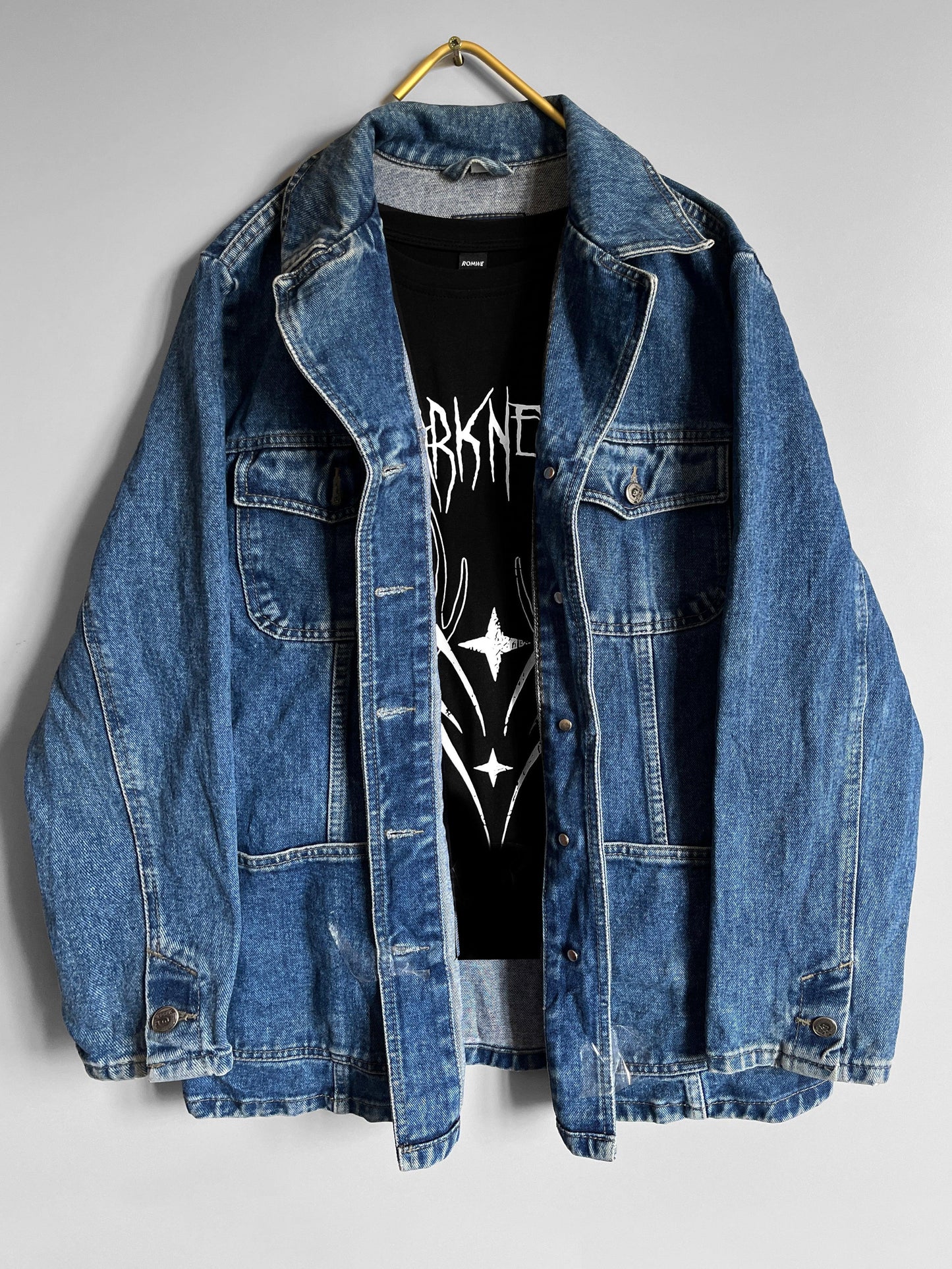 denim jacket y2k vintage elegant - shoplifts