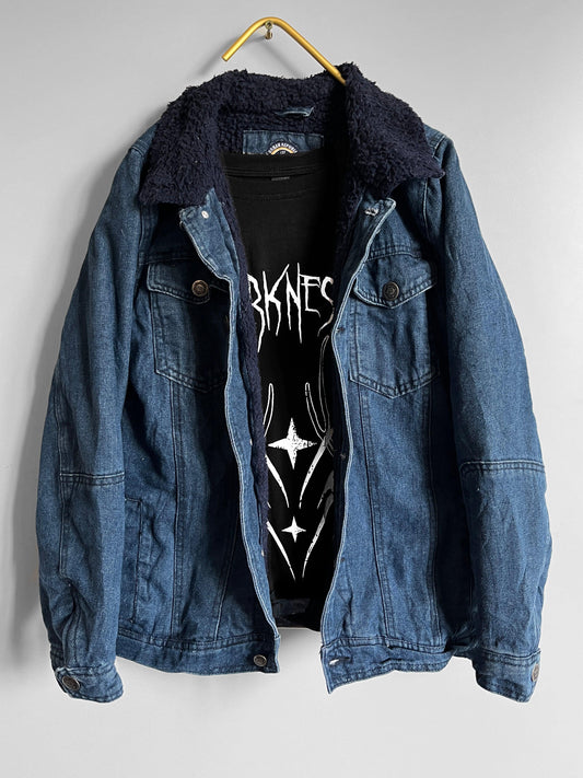 Y2K Biker Shacket Gothic / Emo / Punk / Metal Grunge Vintage Elegant - Shoplifts