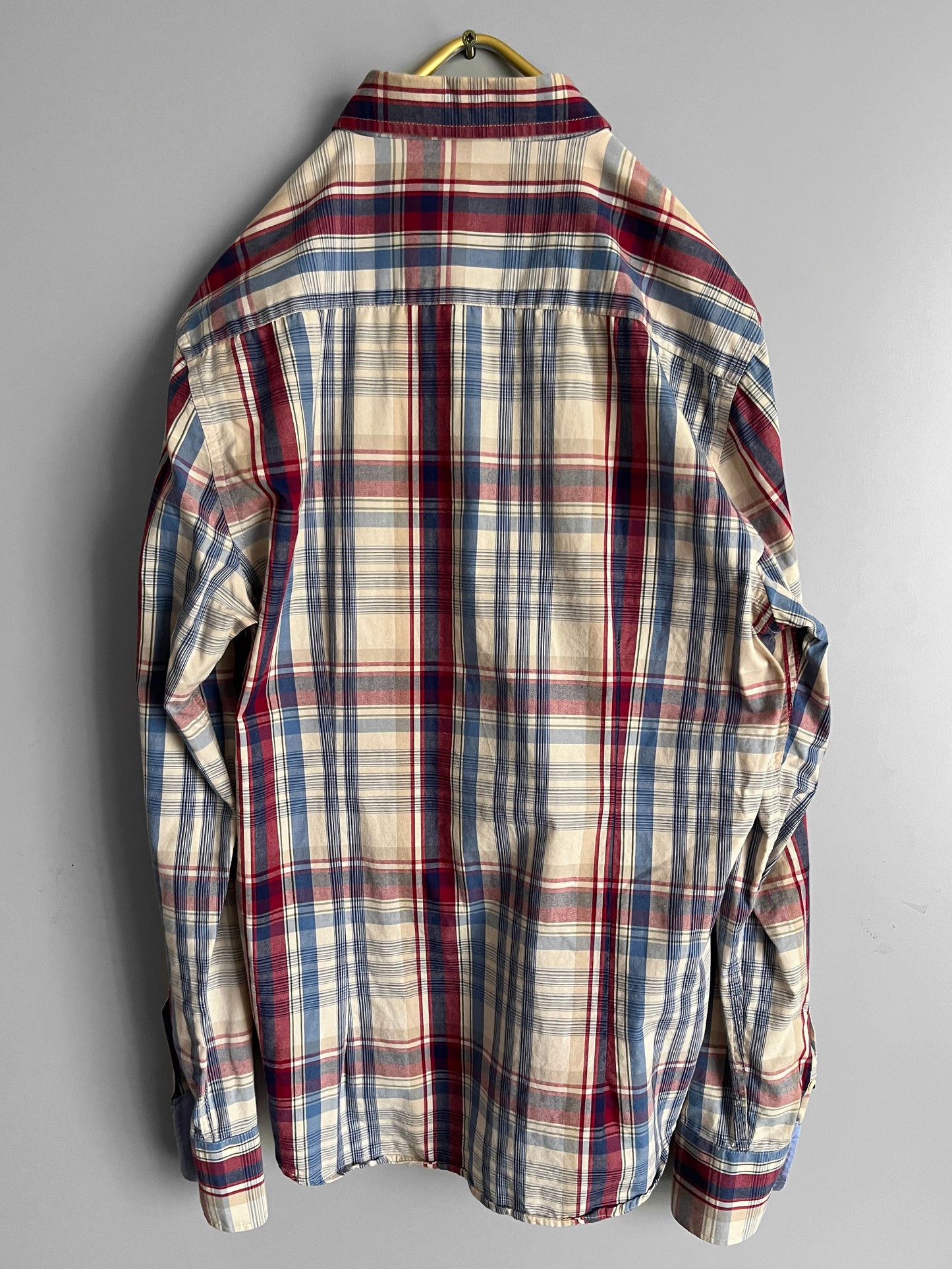 mens shirt plaid long sleeve vintage - shoplifts