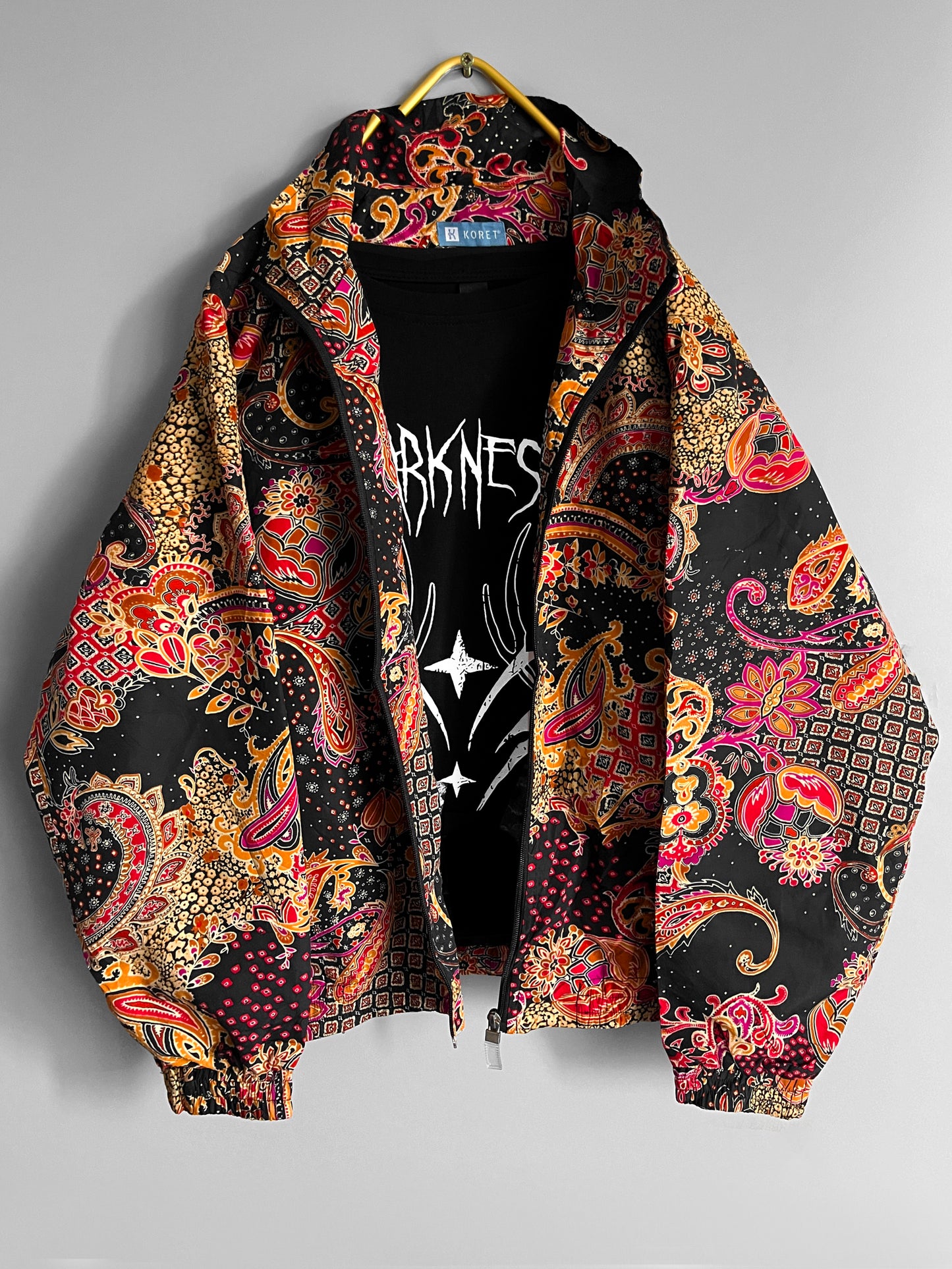 windbreaker vintage jacket colourful - shoplifts