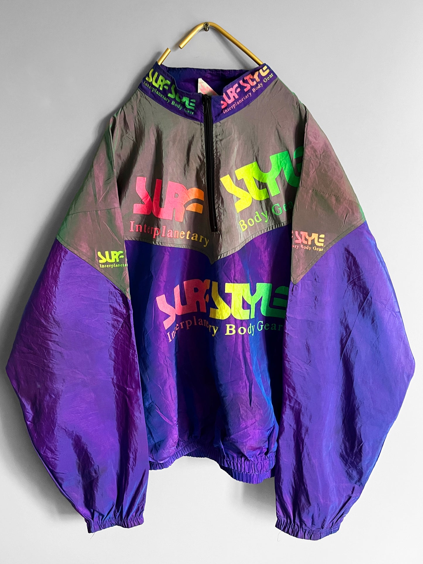 windbreaker vintage jacket colourful - shoplifts