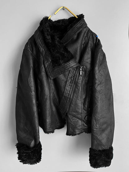 Buffalo Faux Leather Fur Vintage Jacket - Shoplifts