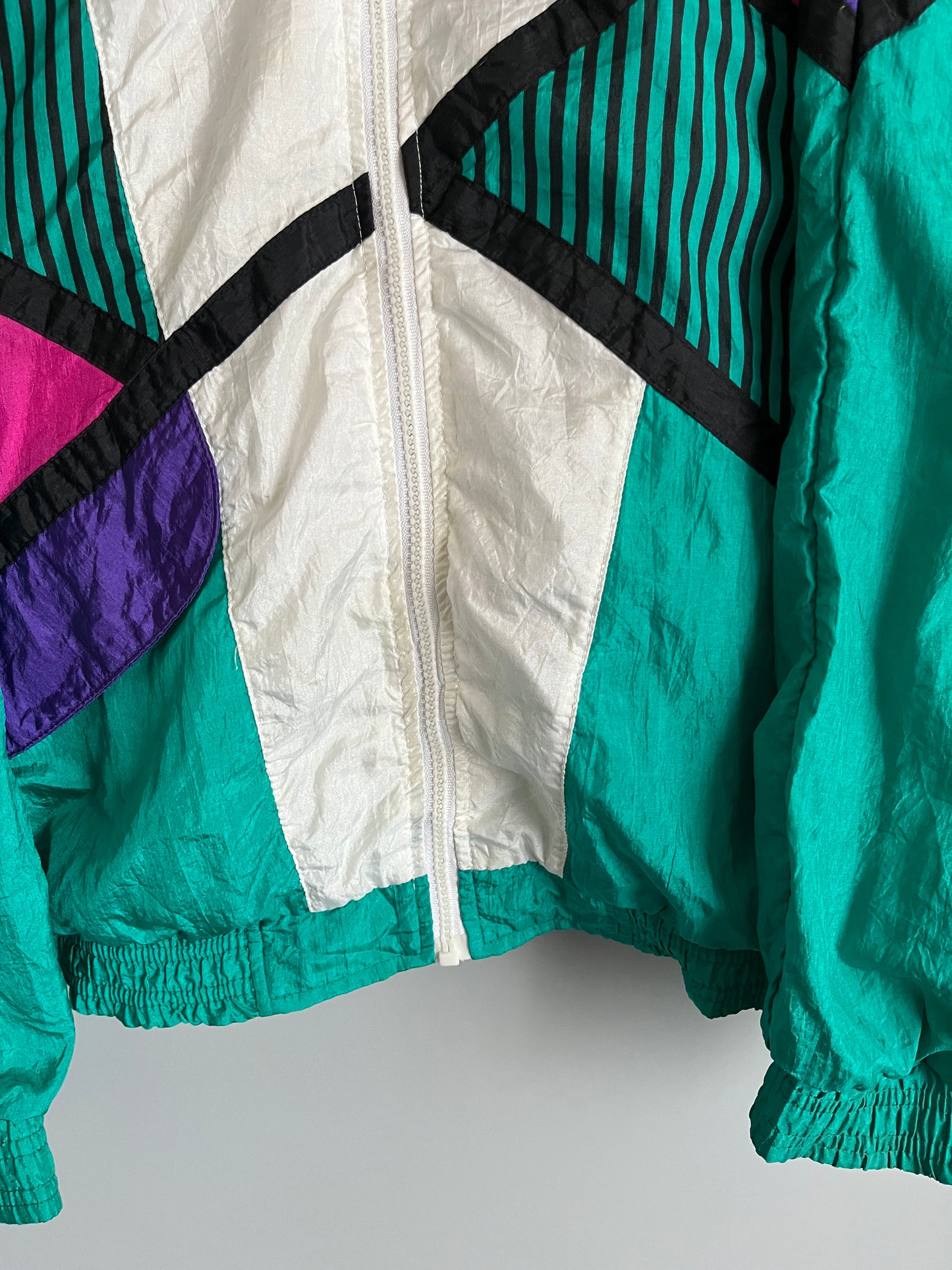 windbreaker vintage jacket colourful - shoplifts