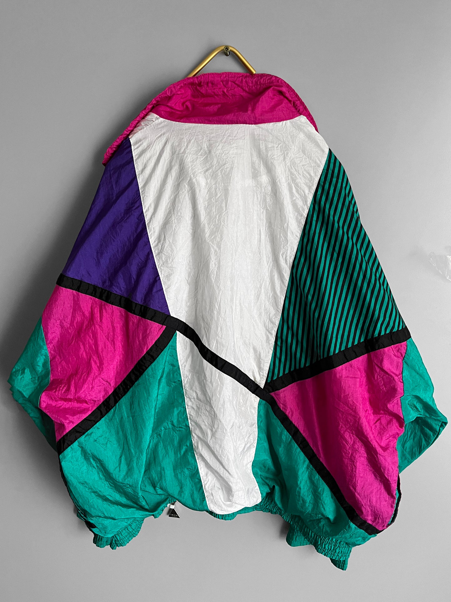 windbreaker vintage jacket colourful - shoplifts