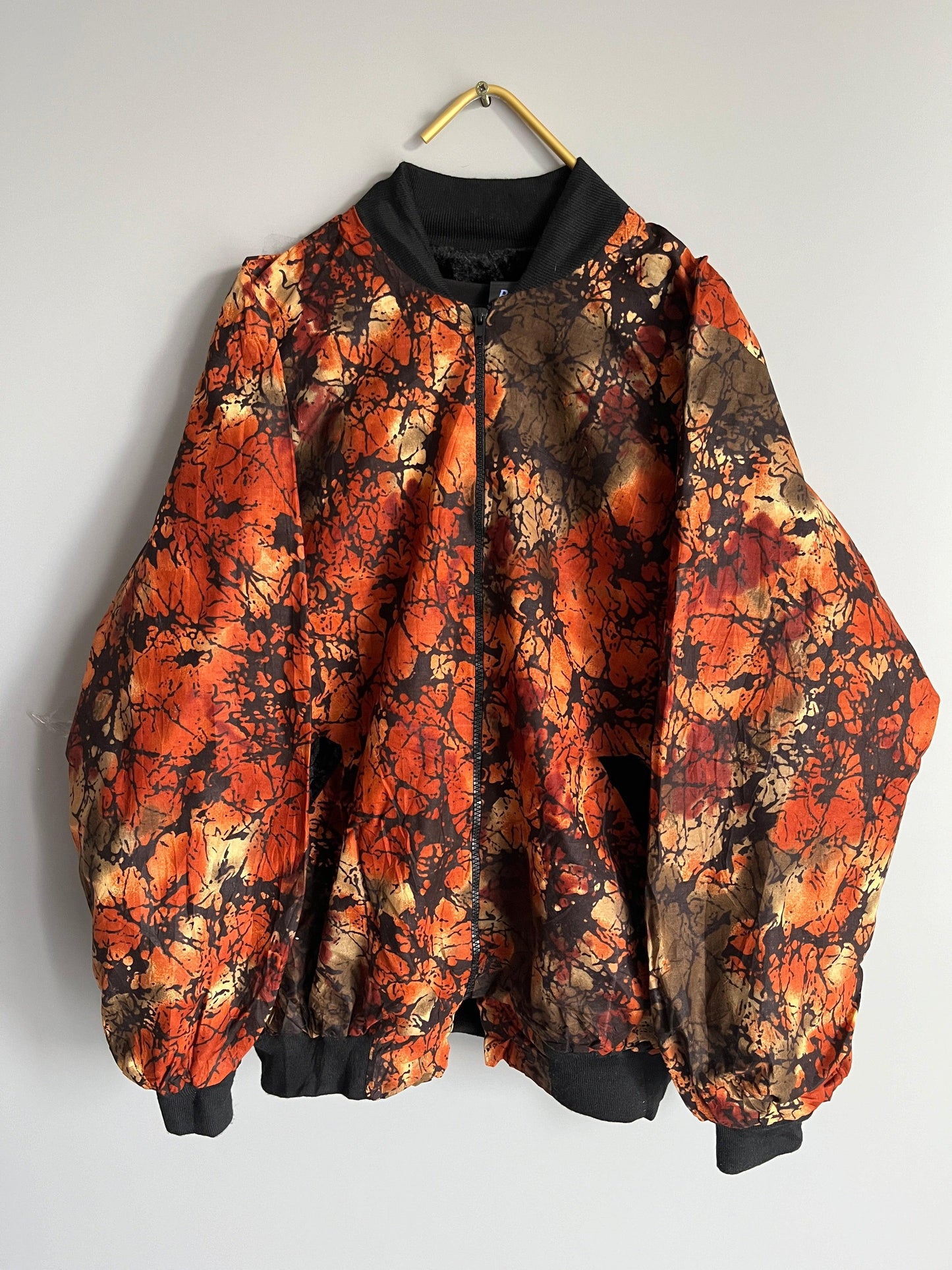 y2k crazzy pattern windbreaker jacket gothic / emo / punk / metal grunge vintage - shoplifts