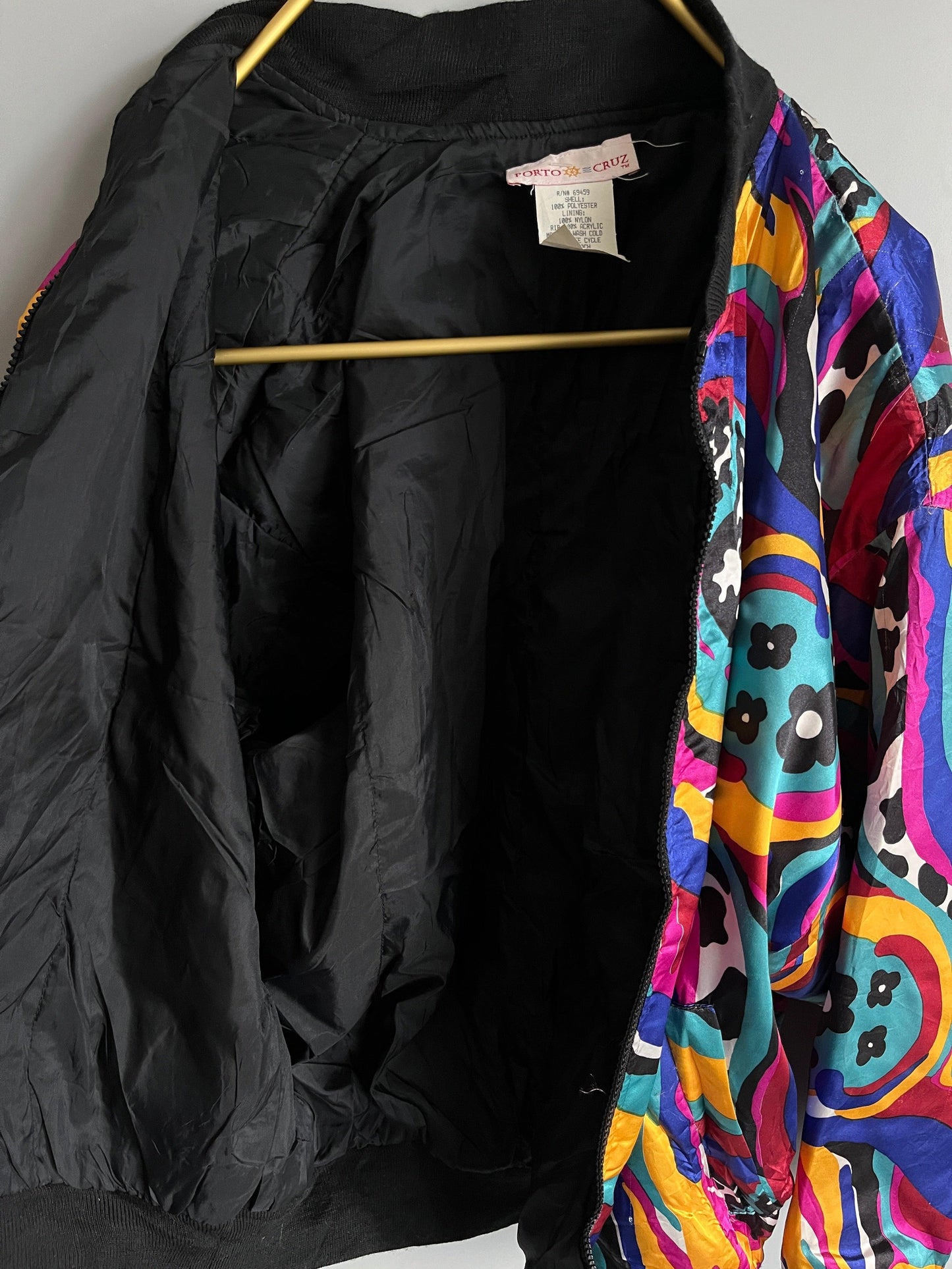 y2k crazzy pattern windbreaker jacket gothic / emo / punk / metal grunge vintage - shoplifts