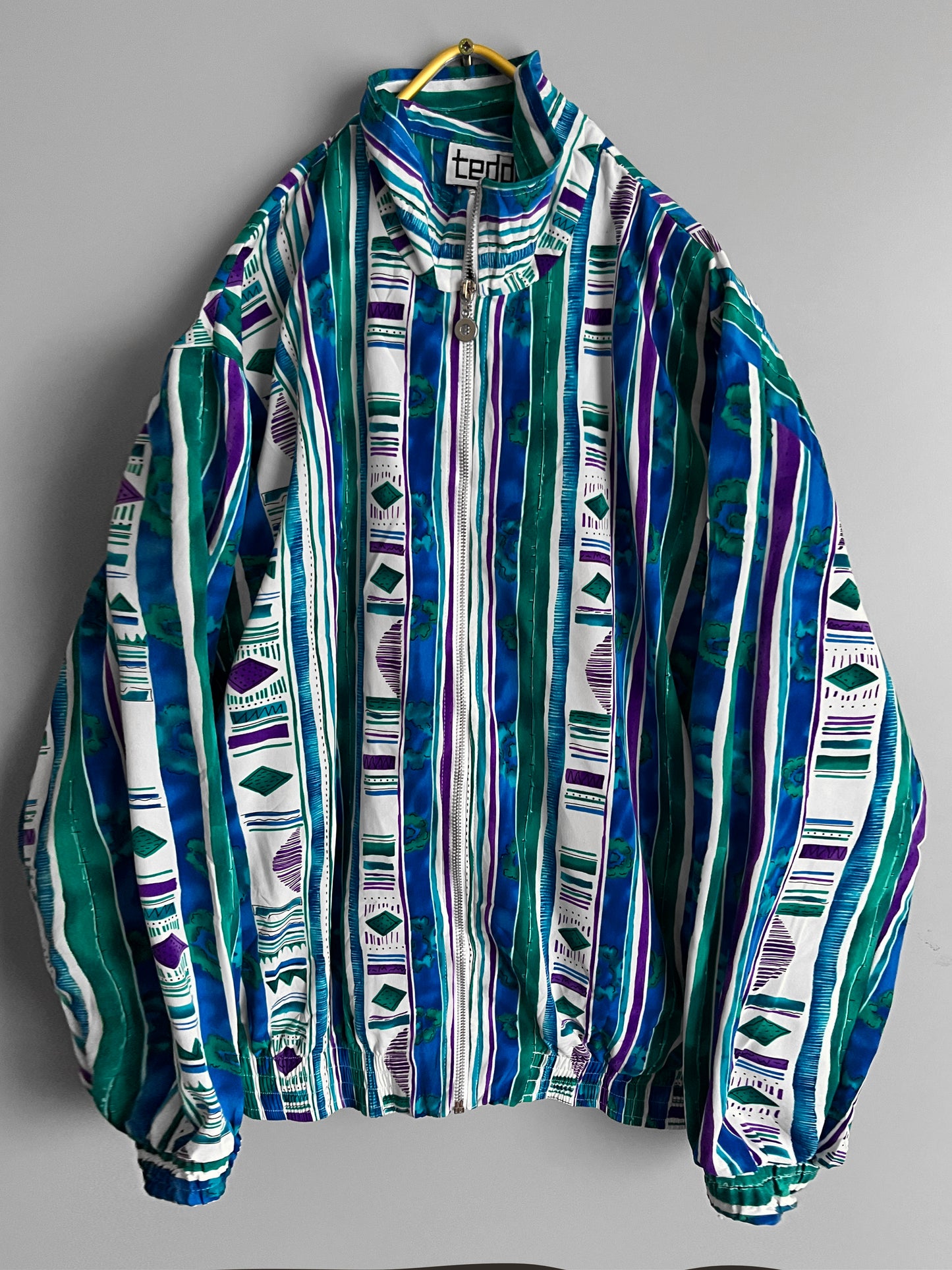 windbreaker vintage jacket colourful - shoplifts