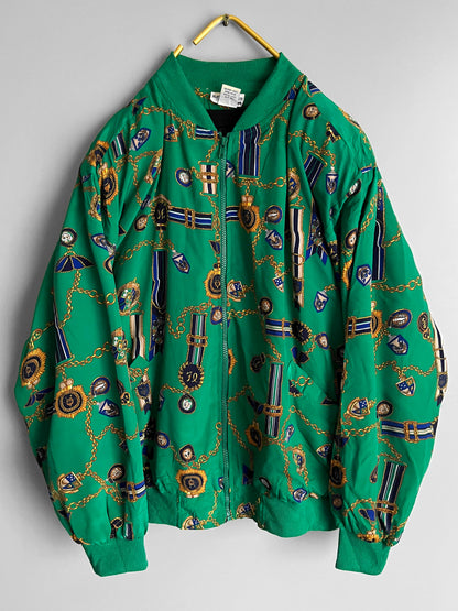 Men Vintage Windbreaker Crazy Pattern Y2k - Shoplifts