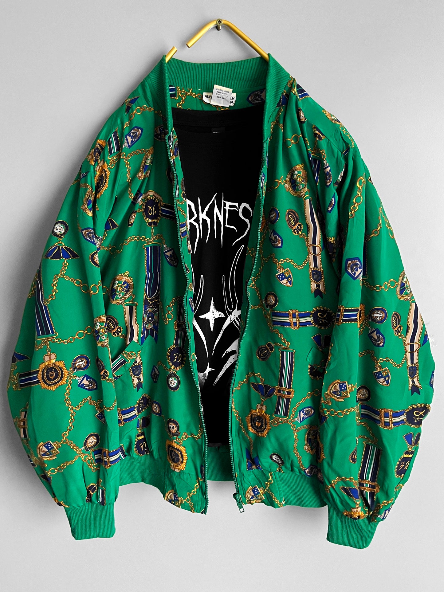 men vintage windbreaker crazy pattern y2k - shoplifts