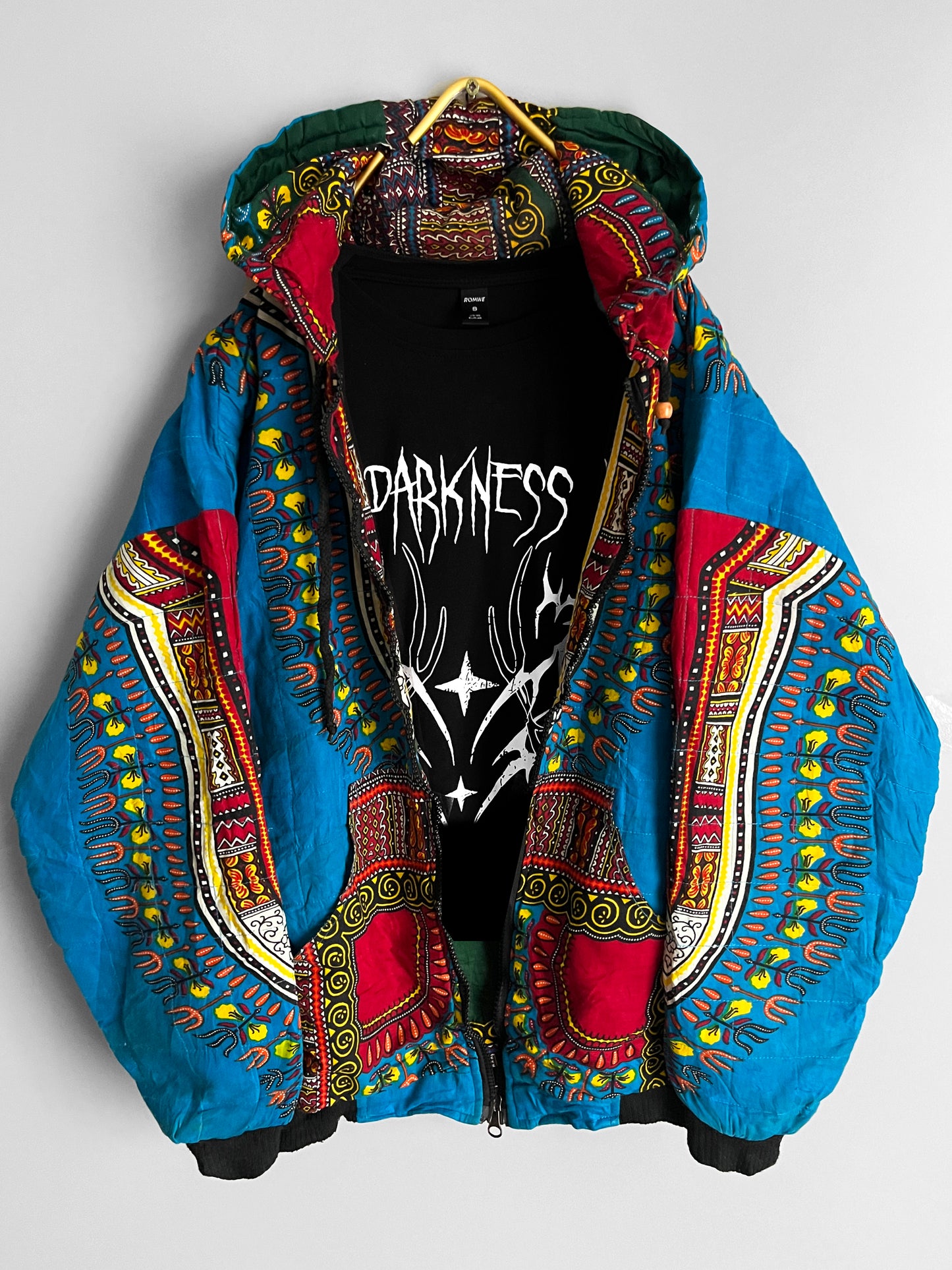 windbreaker vintage jacket colourful - shoplifts