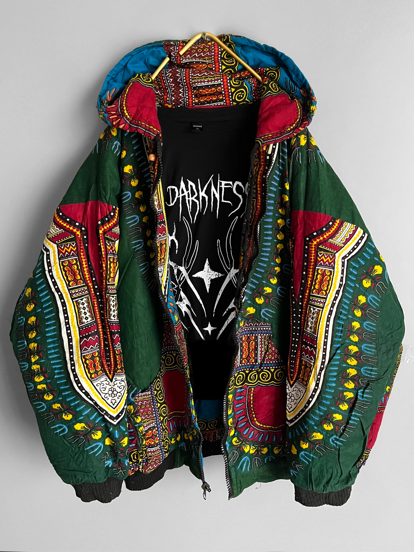 windbreaker vintage jacket colourful - shoplifts