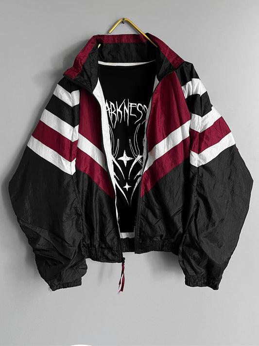 Y2K crazzy pattern windbreaker Jacket Gothic / Emo / Punk / Metal Grunge Vintage - Shoplifts