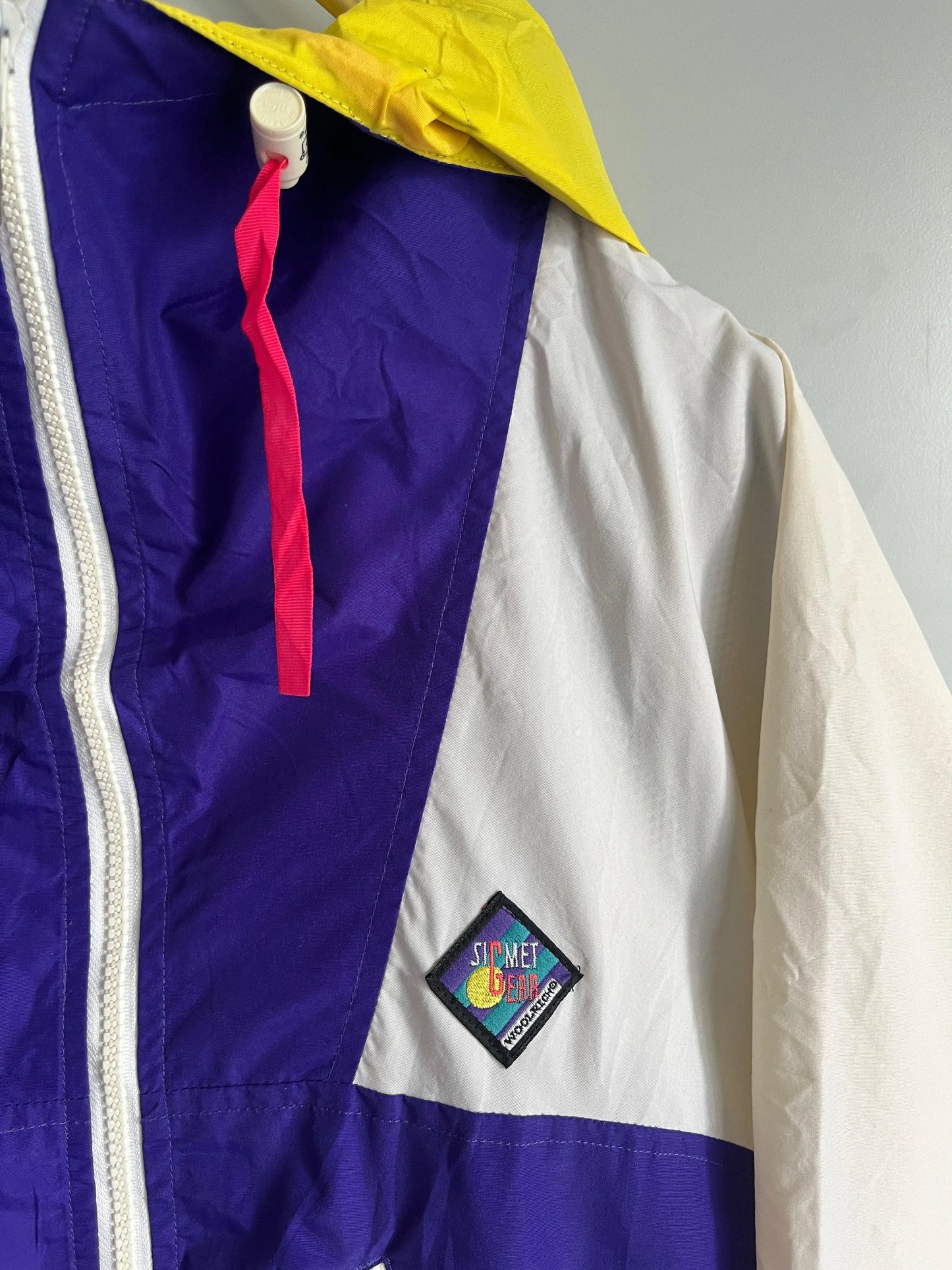 windbreaker vintage jacket colourful - shoplifts