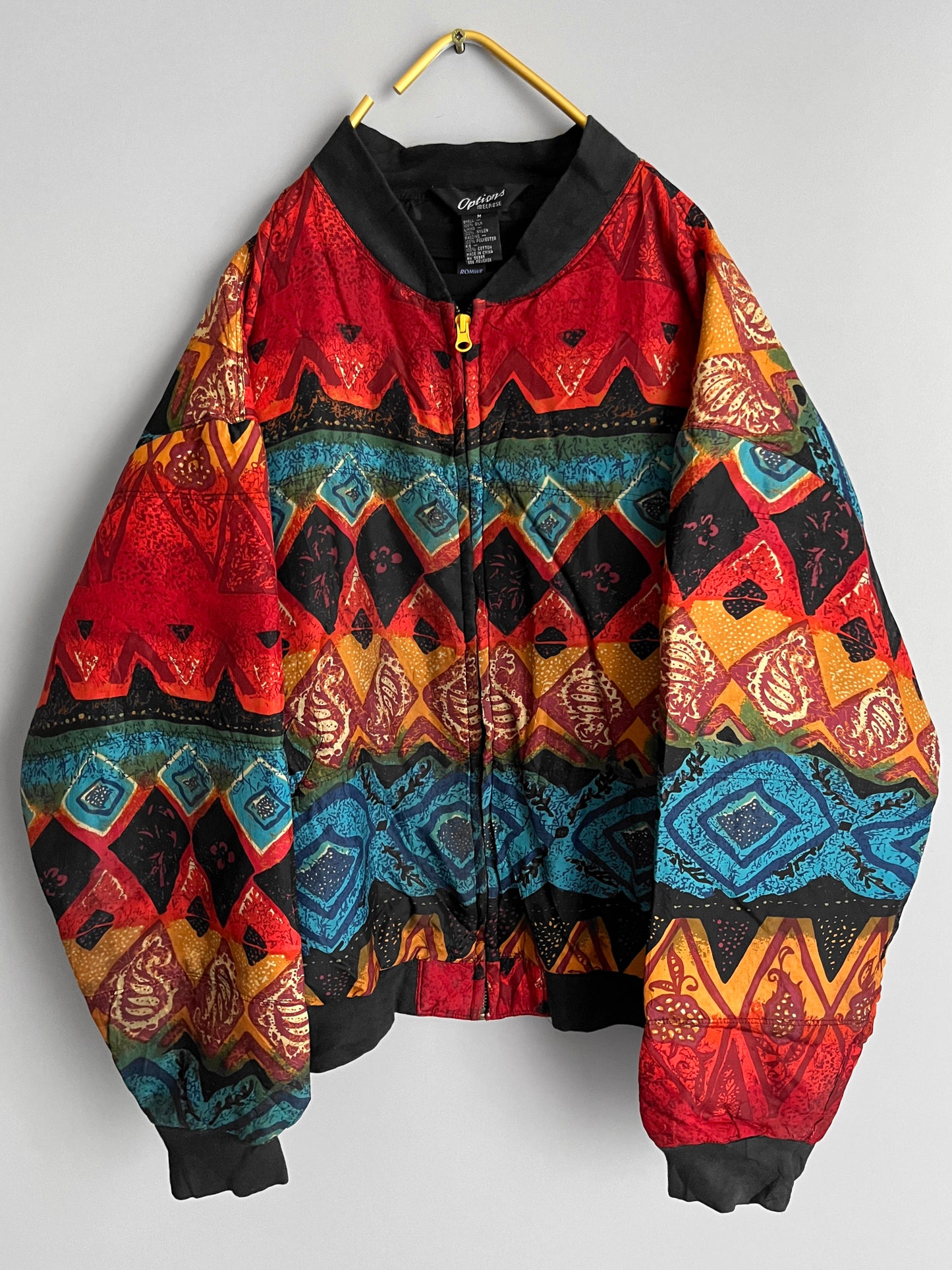 windbreaker vintage jacket colourful - shoplifts