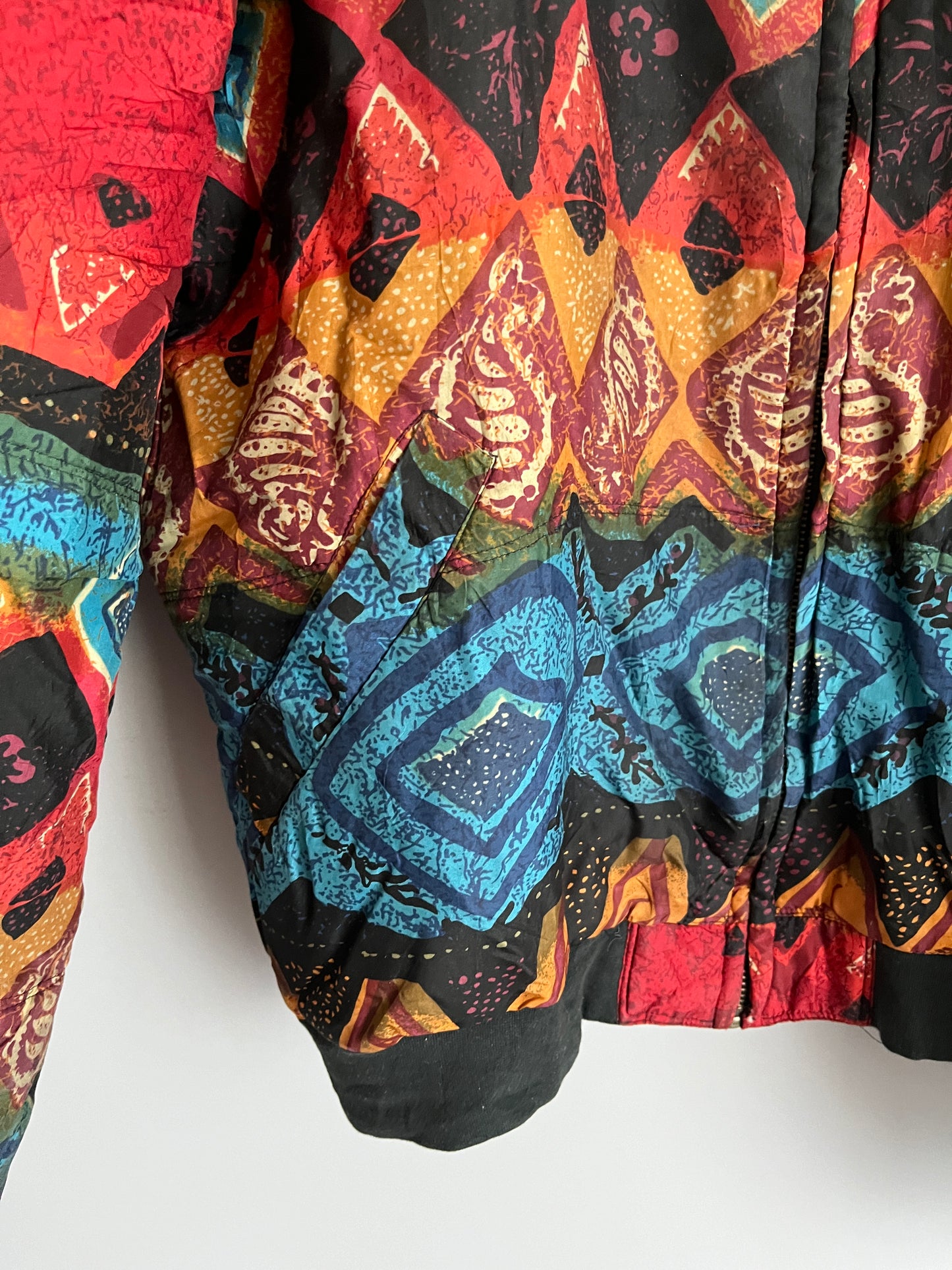 windbreaker vintage jacket colourful - shoplifts