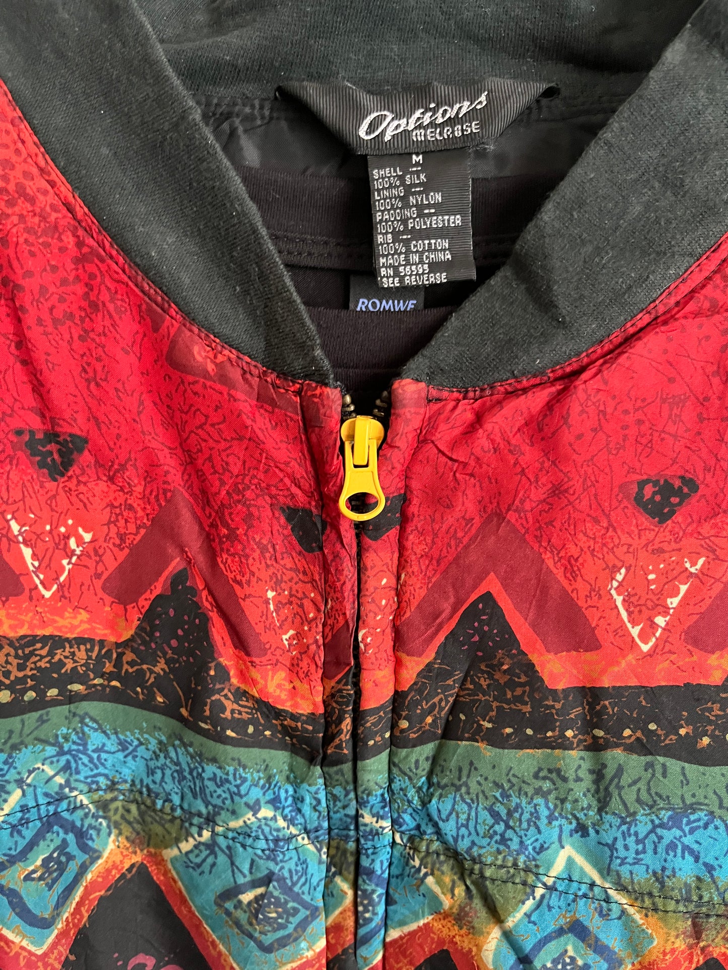 windbreaker vintage jacket colourful - shoplifts