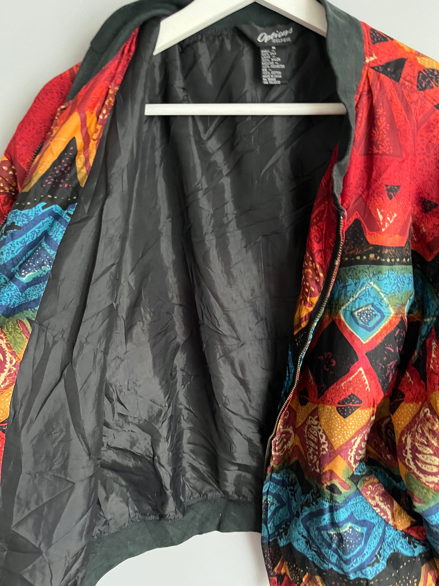 windbreaker vintage jacket colourful - shoplifts