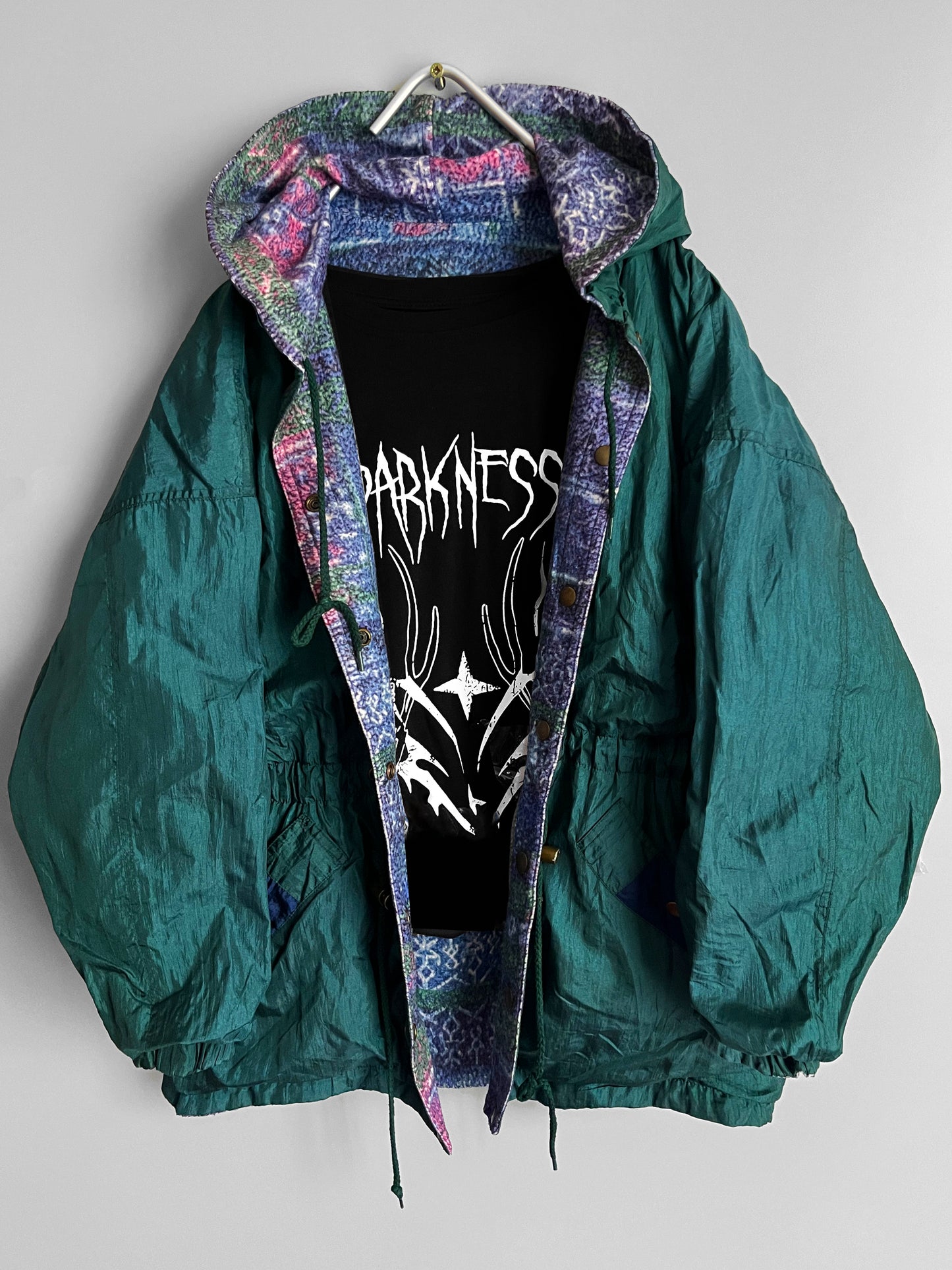 windbreaker vintage jacket colourful - shoplifts