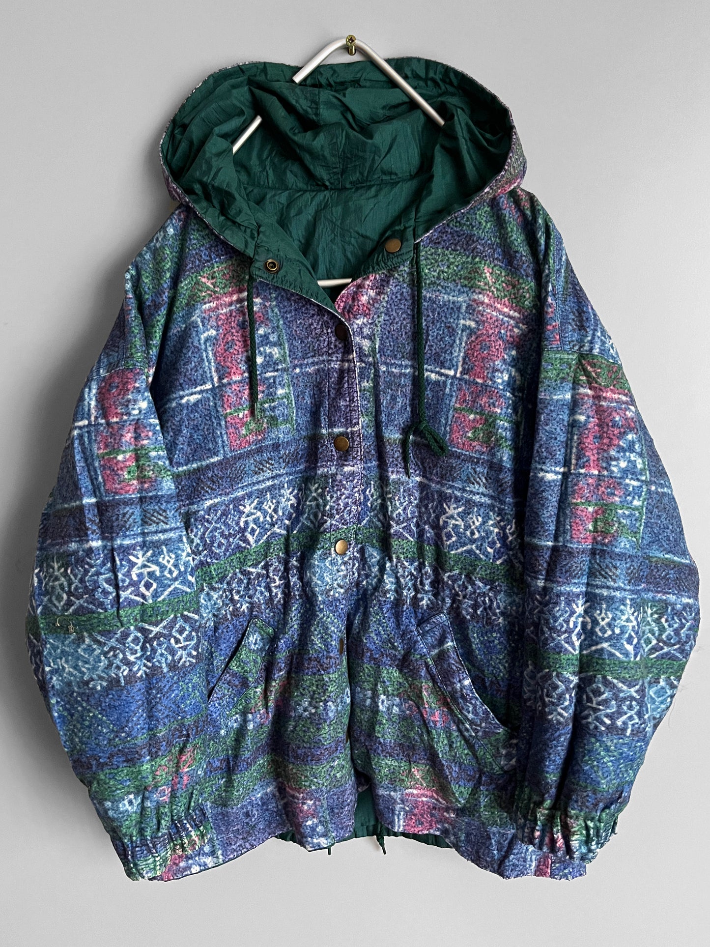 windbreaker vintage jacket colourful - shoplifts