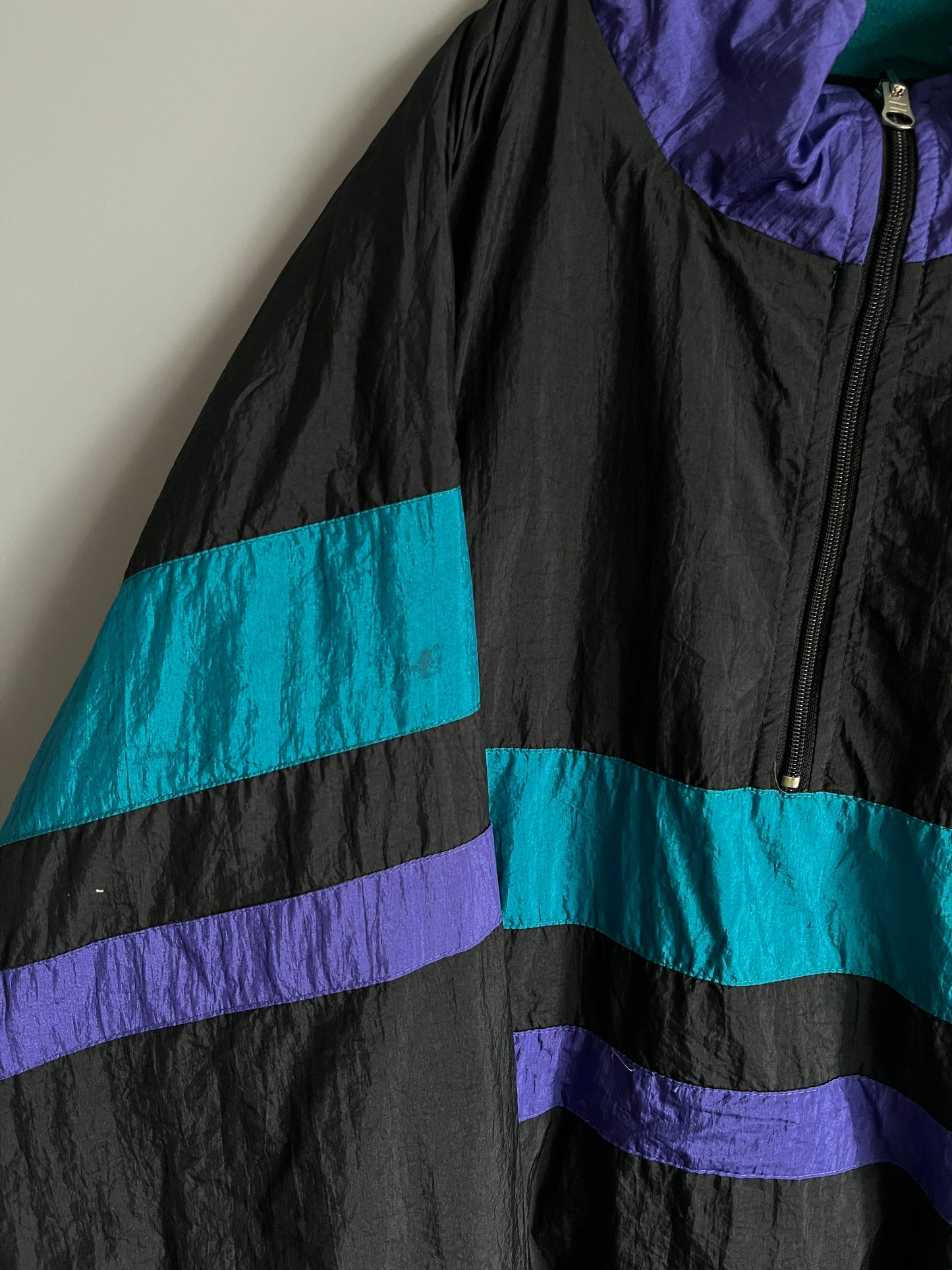 windbreaker vintage jacket colourful